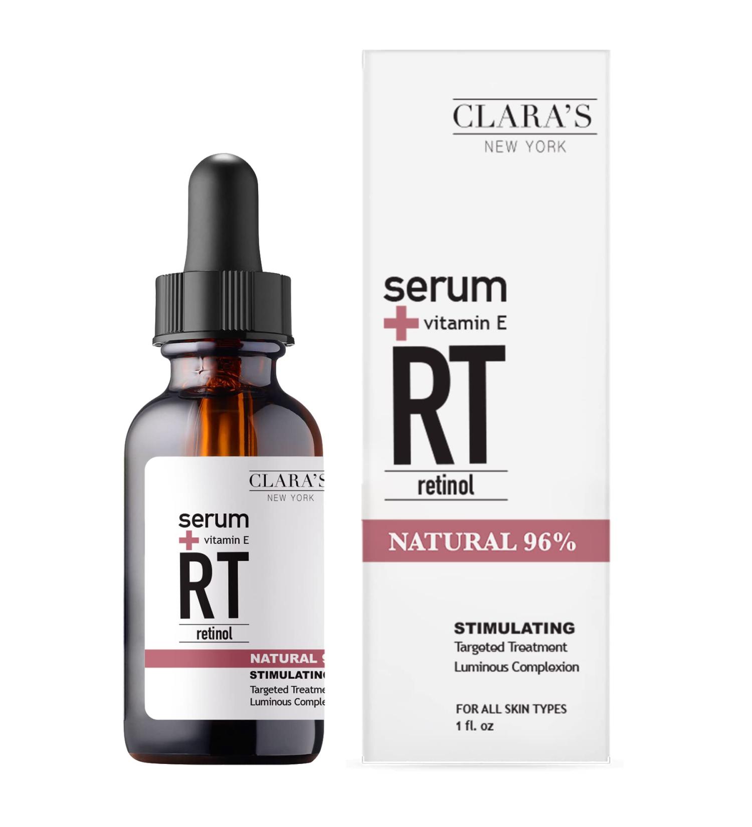 CLARA'S NEW YORK Retinol Facial Serum - 30ml | Stimulating Formula - Buy Online on GoSupps.com