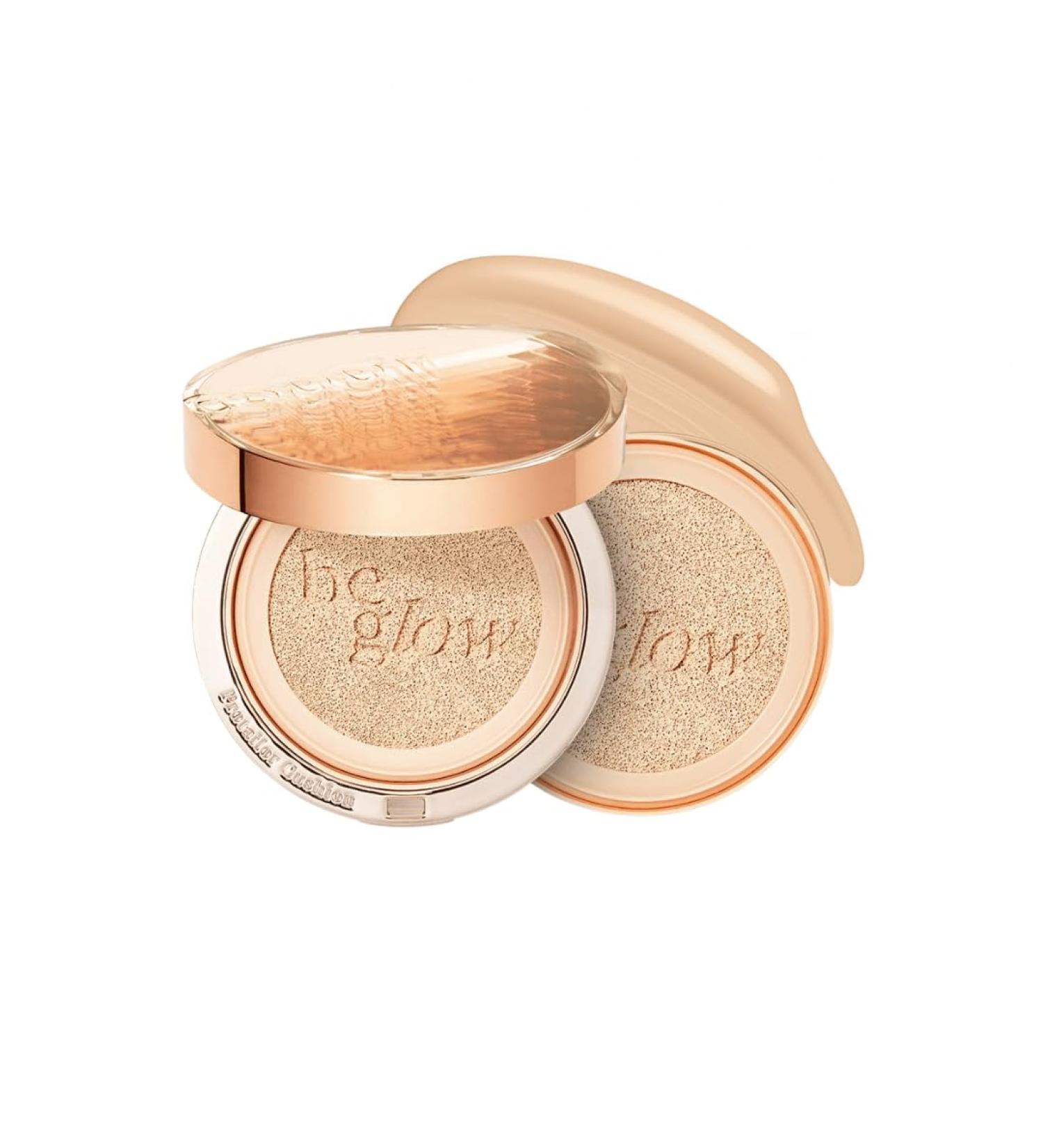 G n rique s ir - Pro Tailor Be Glow Cushion New Class Set #25 Tan SPF42 PA++ 2x13 g - illuminating cushion foundation with replaceable insert in a warm tan shade