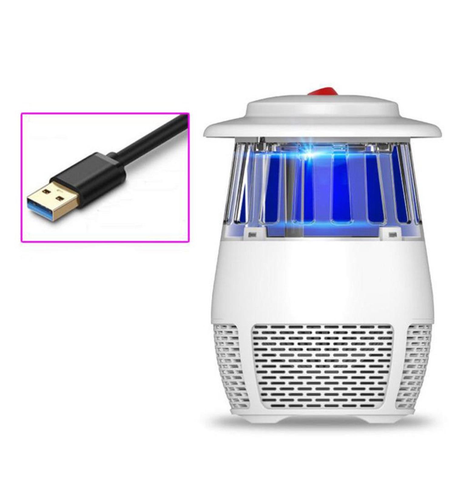 KUKUALE USB Electric Mosquito Killer Trap Catcher Fly Pest Insect Zapper Night Lamp white - Buy Online on GoSupps.com
