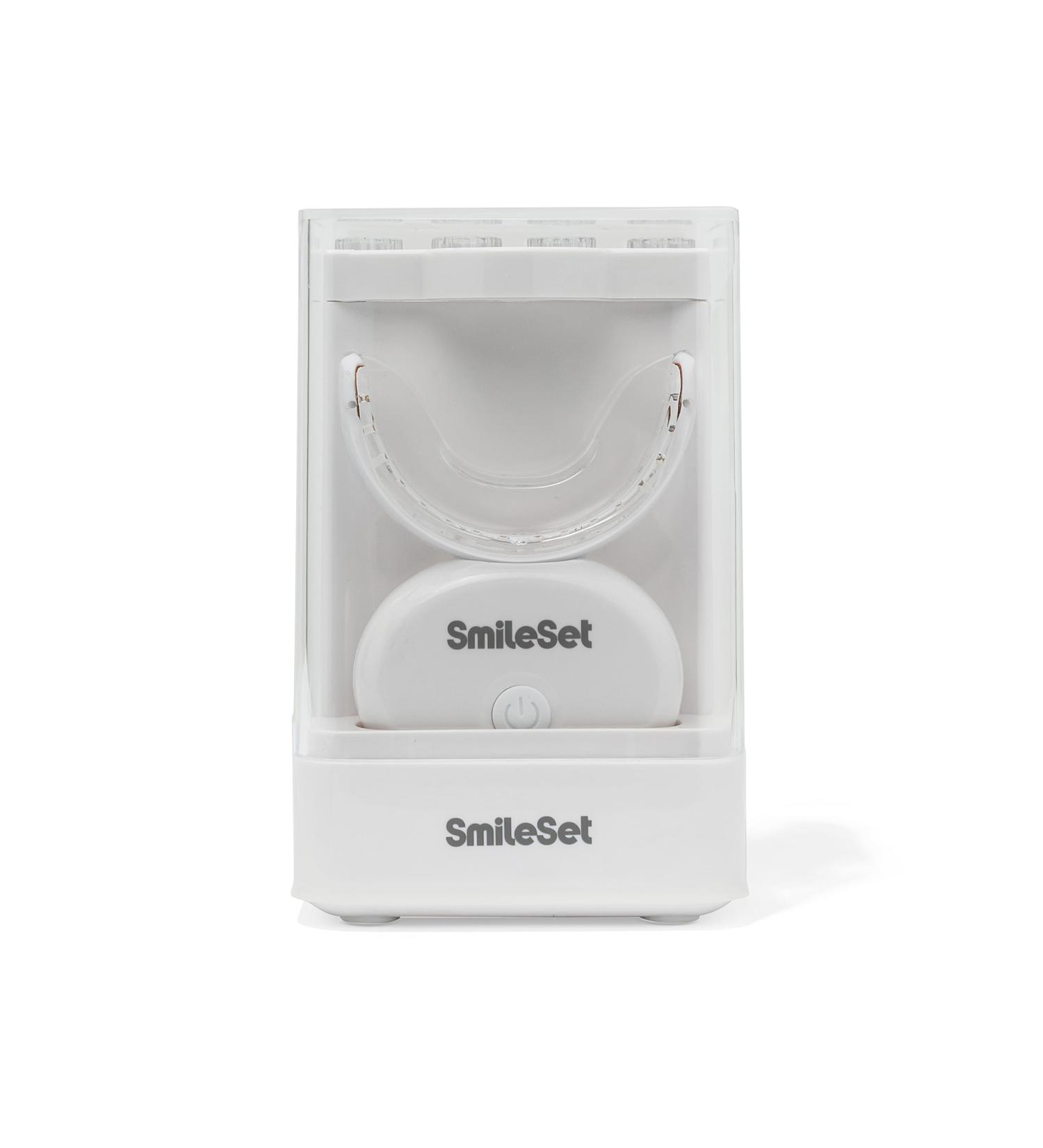 SmileSet Premium Teeth Whitening Kit - Gel Pens LED Accelerator and Base - White - Buy Online on GoSupps.com