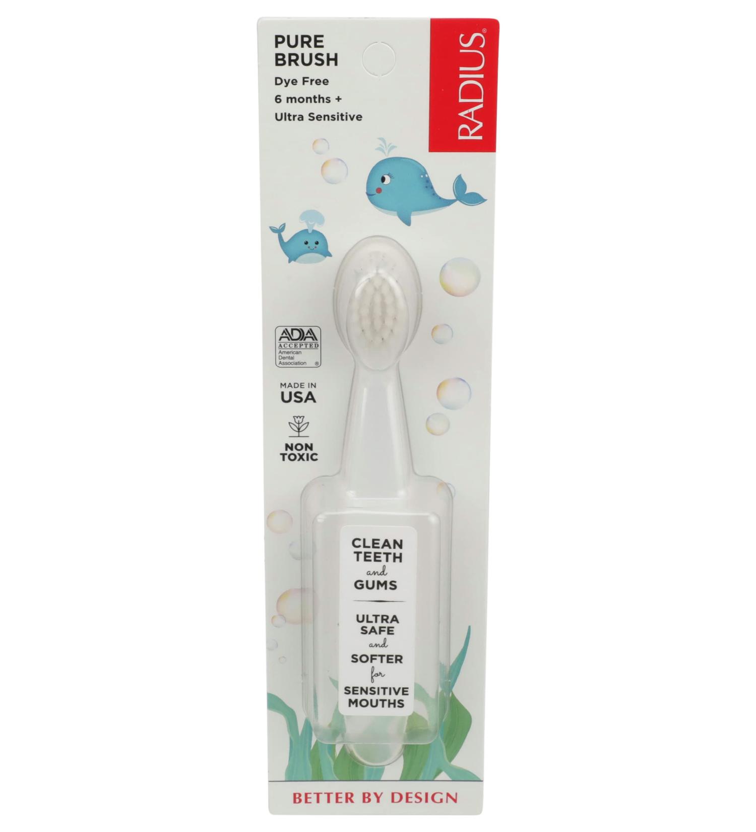 RADIUS Ultra Sensitive Baby Toothbrush - Gentle and Pure - 1 EA - Buy Online on GoSupps.com