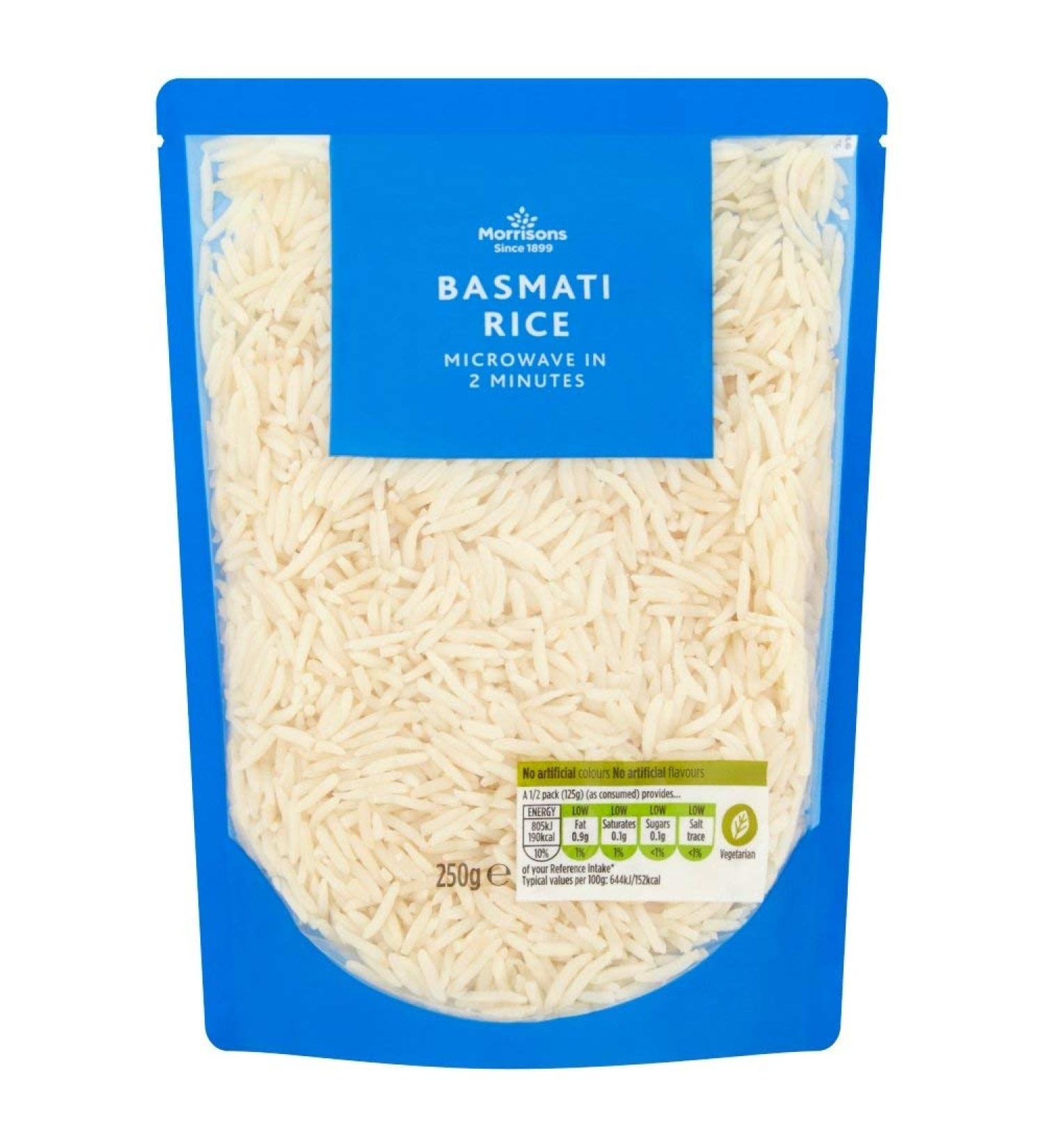 Morrisons Basmati Rice 250g - Buy Online on GoSupps.com