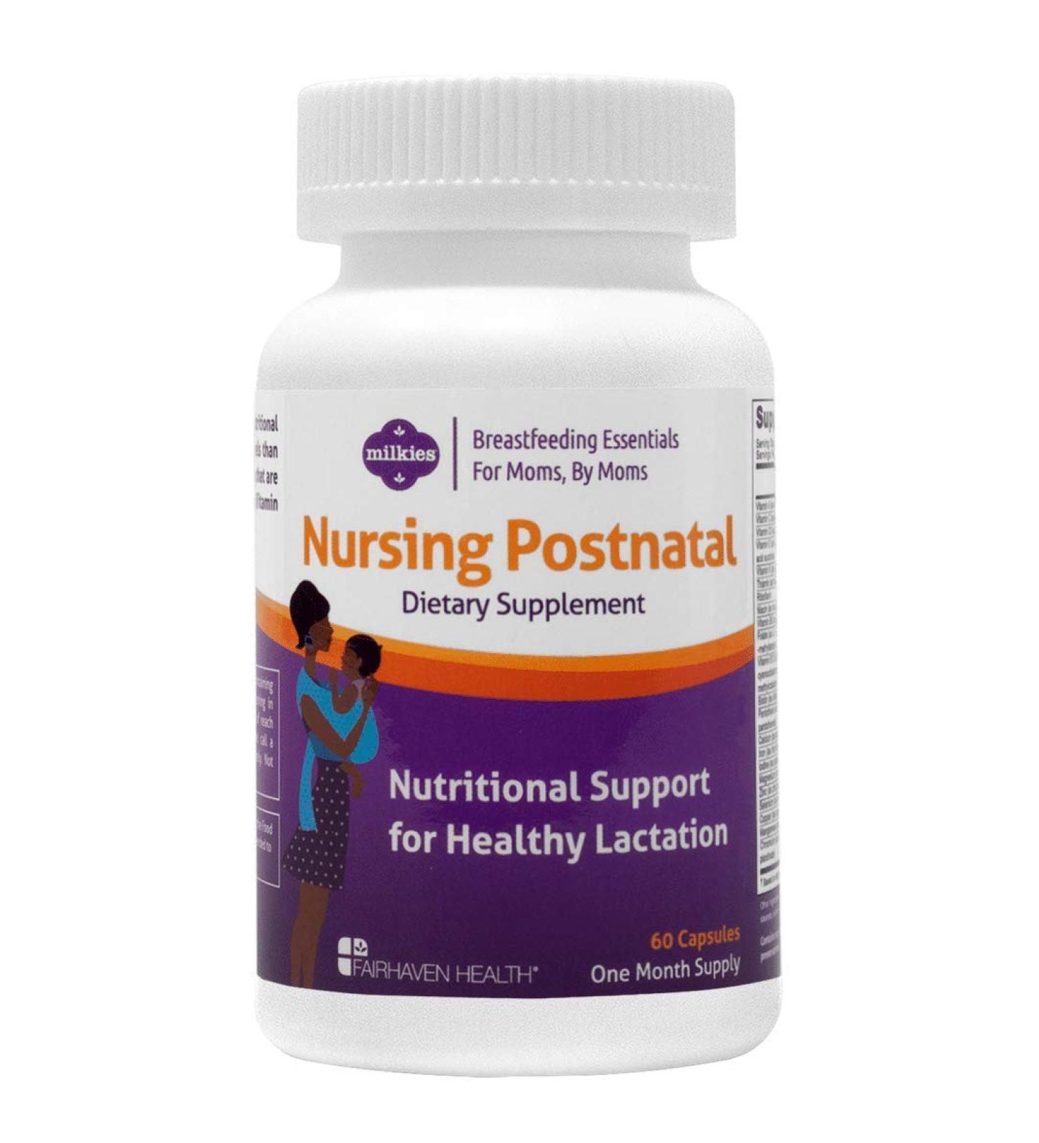 Fairhaven Health Nursing Postnatal Multivitamin for Breastfeeding - 60 Capsules - Buy Online on GoSupps.com