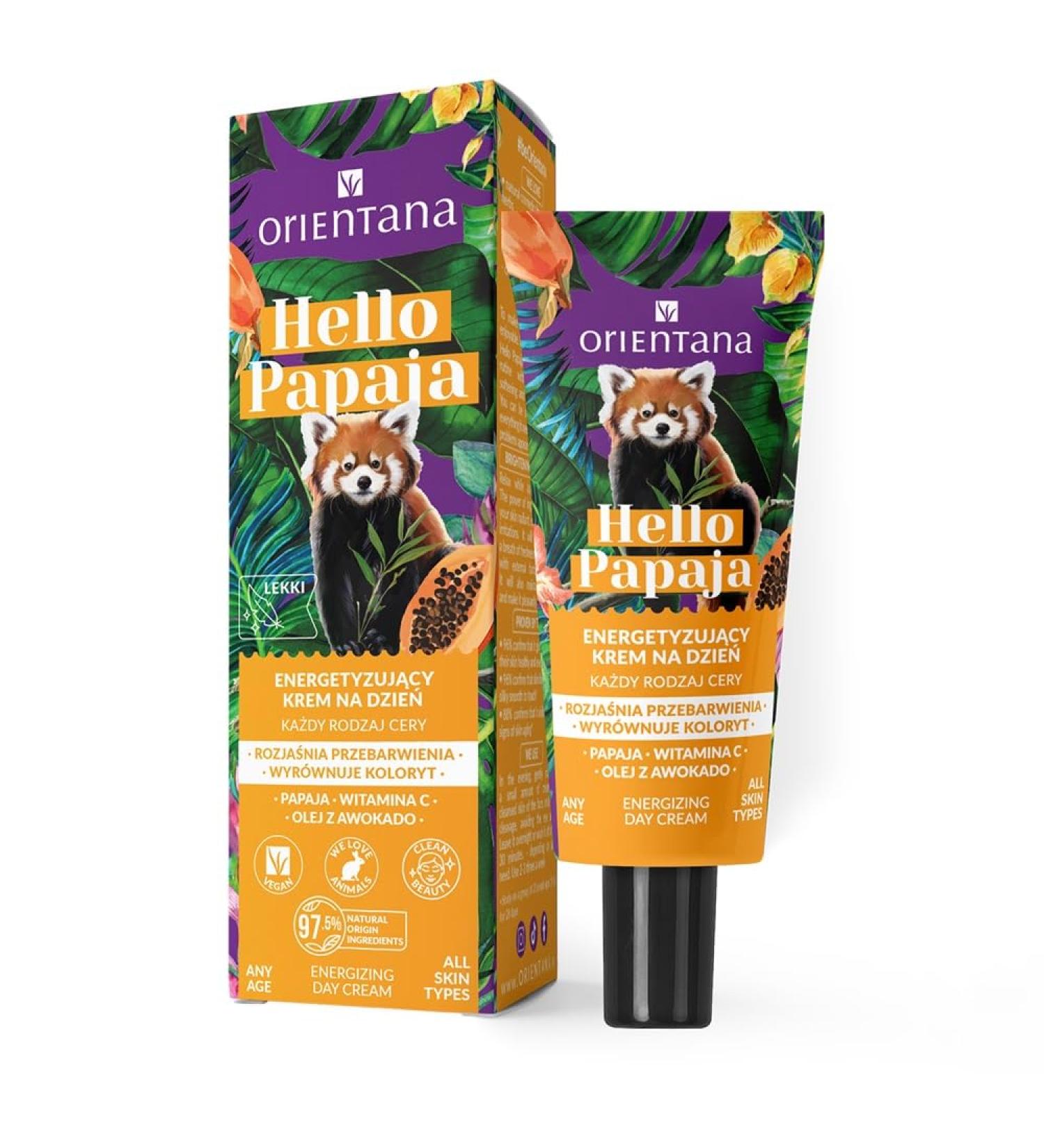  G n rique ORI NTANA - HELLO PAPAJA Energizing day face cream Vitamin C Avocado oil 40ml - Buy Online on GoSupps.com
