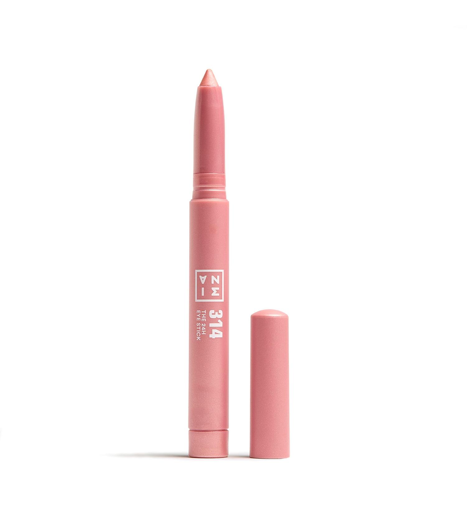 3INA 24H Eye Stick 314 - Waterproof Pink Eyeshadow Pen | Creamy Texture Matte & Metallic Finish | Vegan & Cruelty-Free | 1 Pack - Buy Online on GoSupps.com