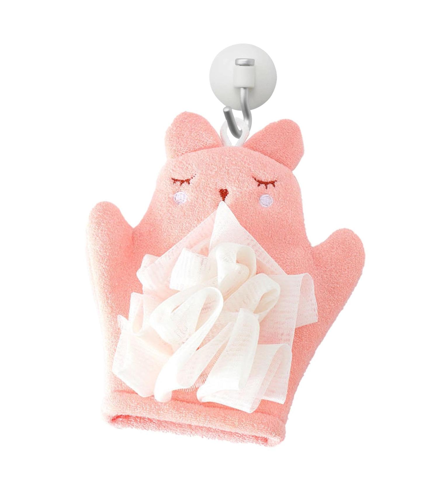 Soft Body Wash Sponge for Kids | Children's Shower Brush | Girls' Bath Sponge Boy's Bath Sponge Comfortable Kid Body Wash Sponge Children's Bath Brush Comfortable Bath Accessory for Boys Pink - Buy Online on GoSupps.com