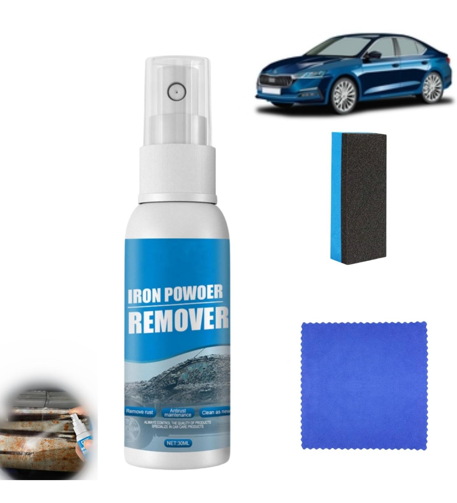 Cohbskj Multifunctional Rust Removal Spray Car Rust Removal Spray Iron Powder Remover For Car Car Maintenance Powder Spray Rust Remover Iron Cleaning (1PCS-30ml) - Buy Online on GoSupps.com