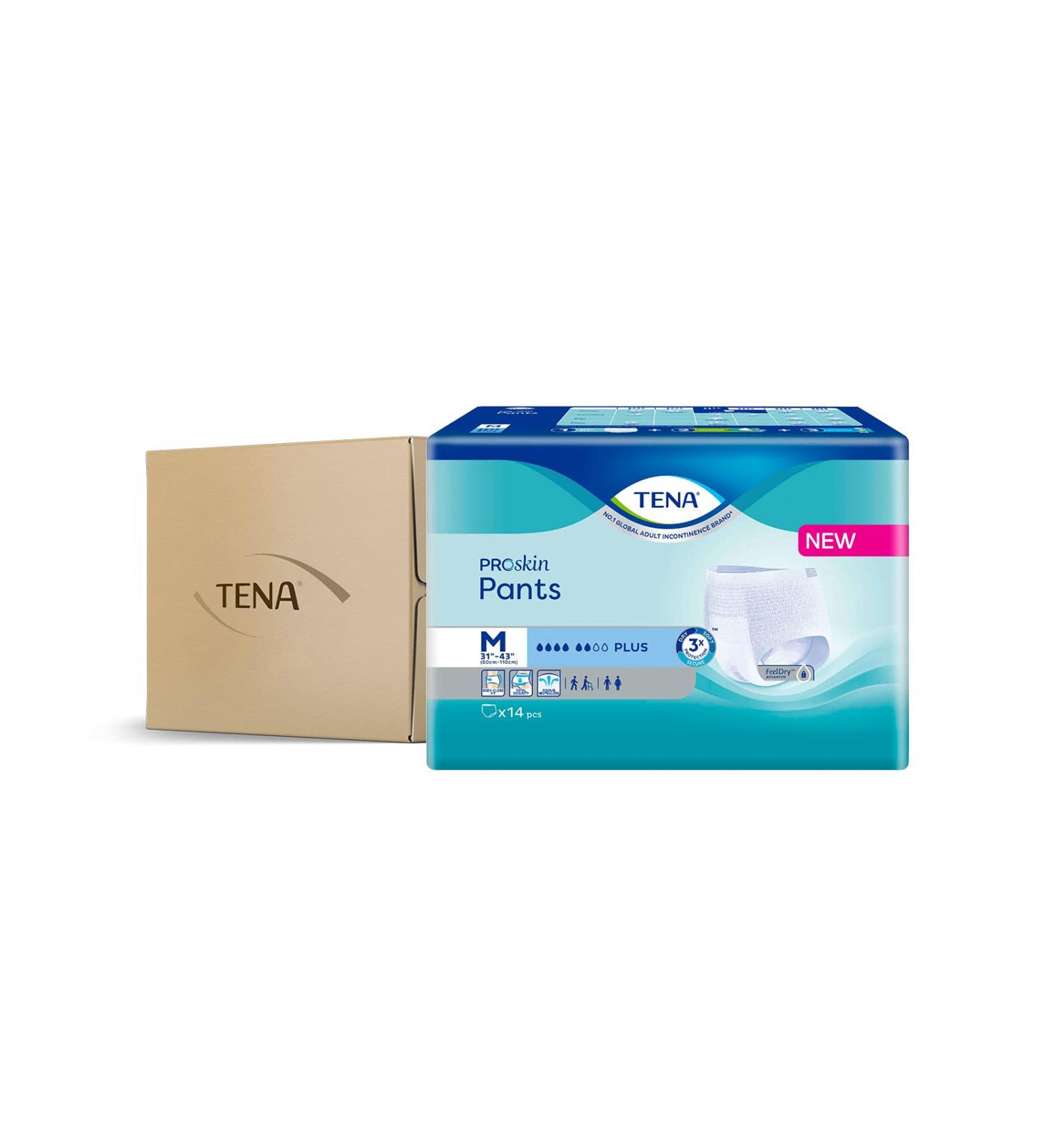 Tena Pants Plus Classic Medium 80-110 cm 4-packs of 14 M (56 pieces)