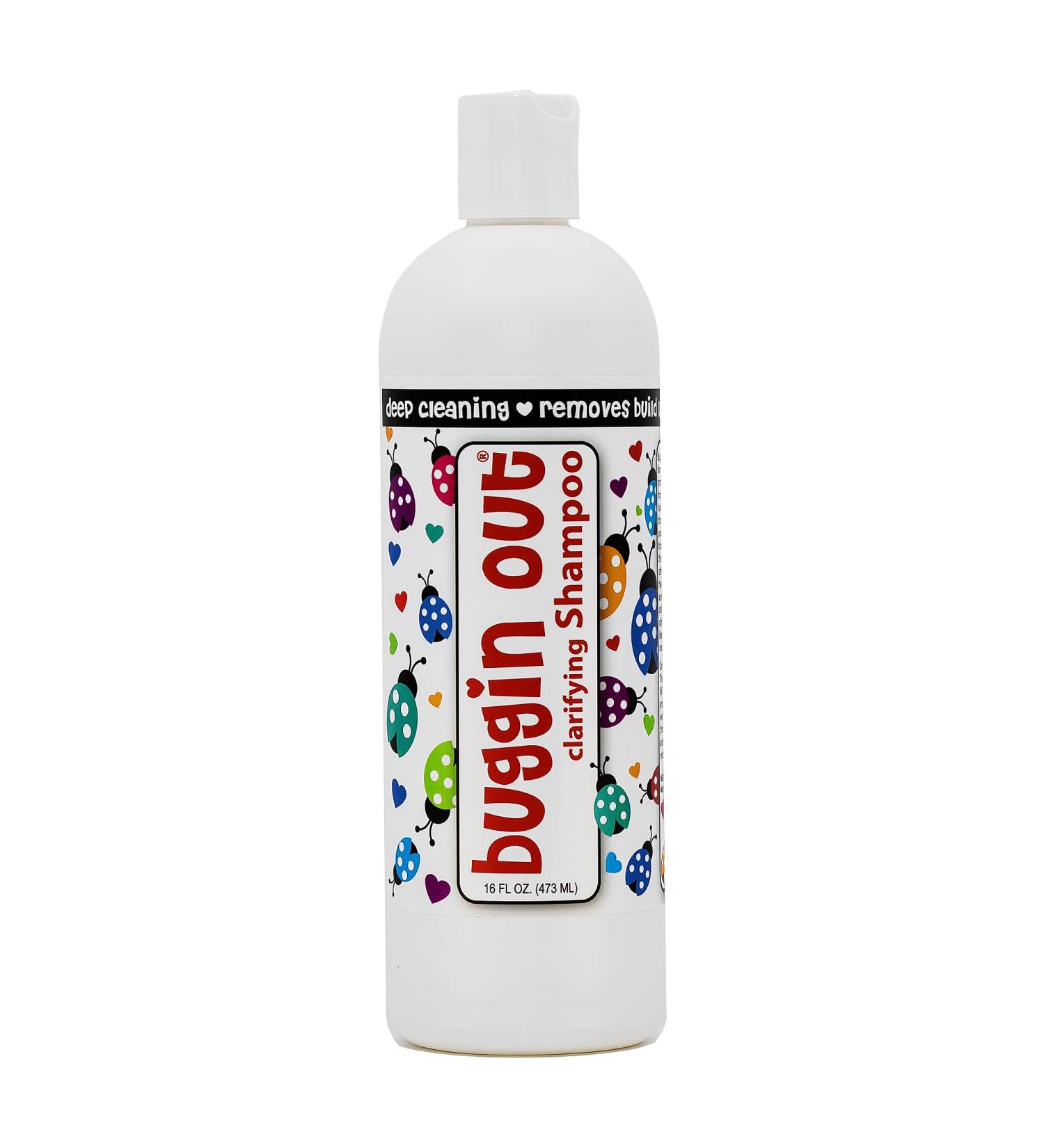 Buggin Out Clarifying Shampoo 16 oz | Deep Cleaning Detox for Lice & Hair Build-Up | Safe for Kids & Adults - Buy Online on GoSupps.com