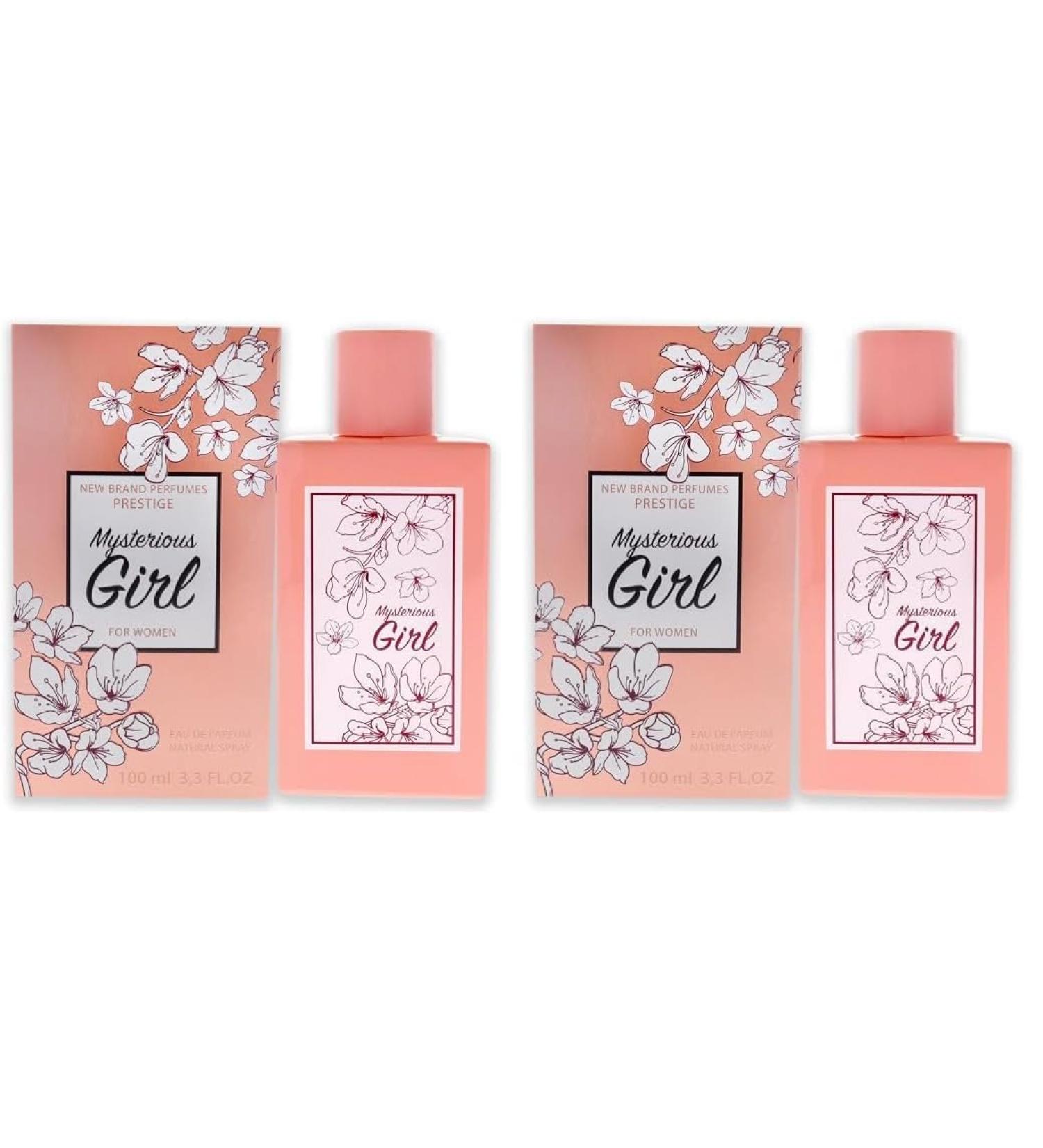 New Brand Perfumes Mysterious Girl Women 3.3 oz EDP Spray (Pack of 2) 3.3 Ounce (Pack of 2) - Buy Online on GoSupps.com