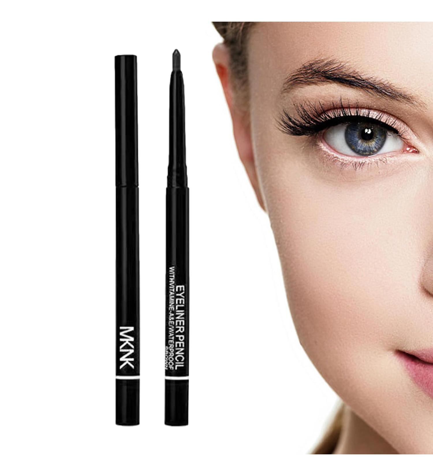 Colored Eyeliner Pencil - Portable Eyeliner Pencils Eye Shadow Pencils Anti-Sweat Under Eye Eyeliner Pencil Automatic Rotation Eyeliner Eye Makeup for Gifts Kagrote Black - Buy Online on GoSupps.com
