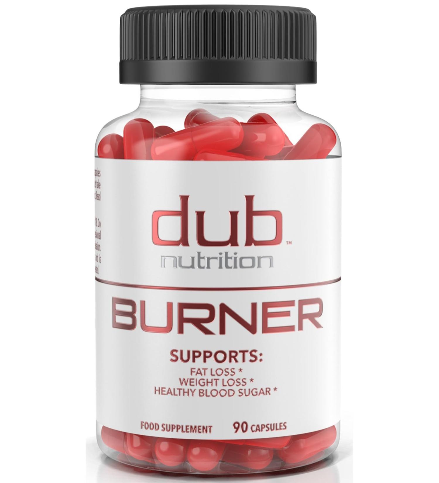 Dub Nutrition - Burner - Advanced Supplement - Comprehensive and Effective Solution for Wellness and Vitality - 90 Capsules - Buy Online on GoSupps.com