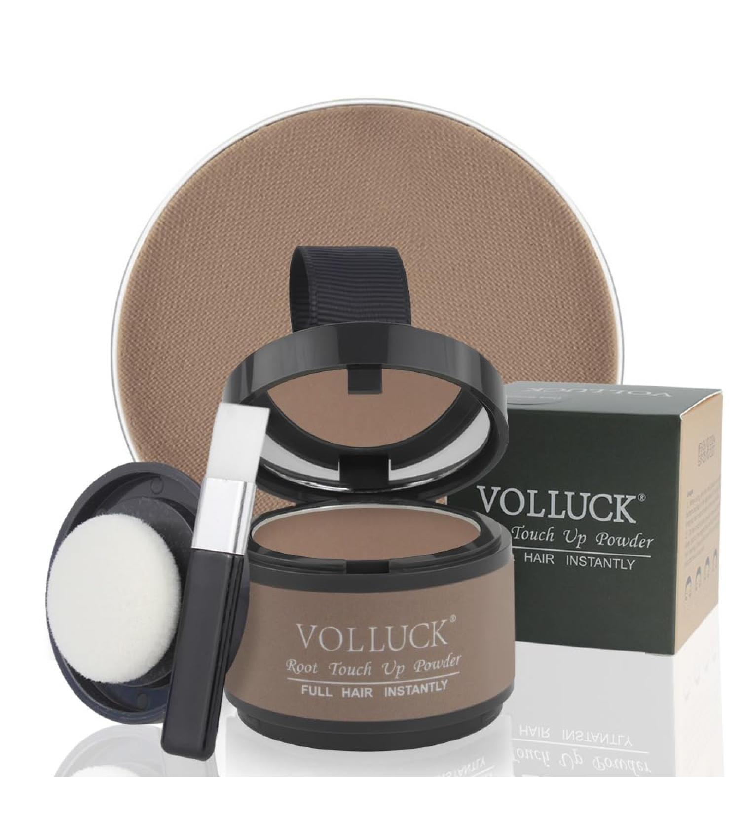 Full-Look Base Powder - Waterproof Hair Styling Powder for Volume & Hairline Concealment - 4g Light Brown - Suitable for Men & Women - International Shipping - Buy Online on GoSupps.com