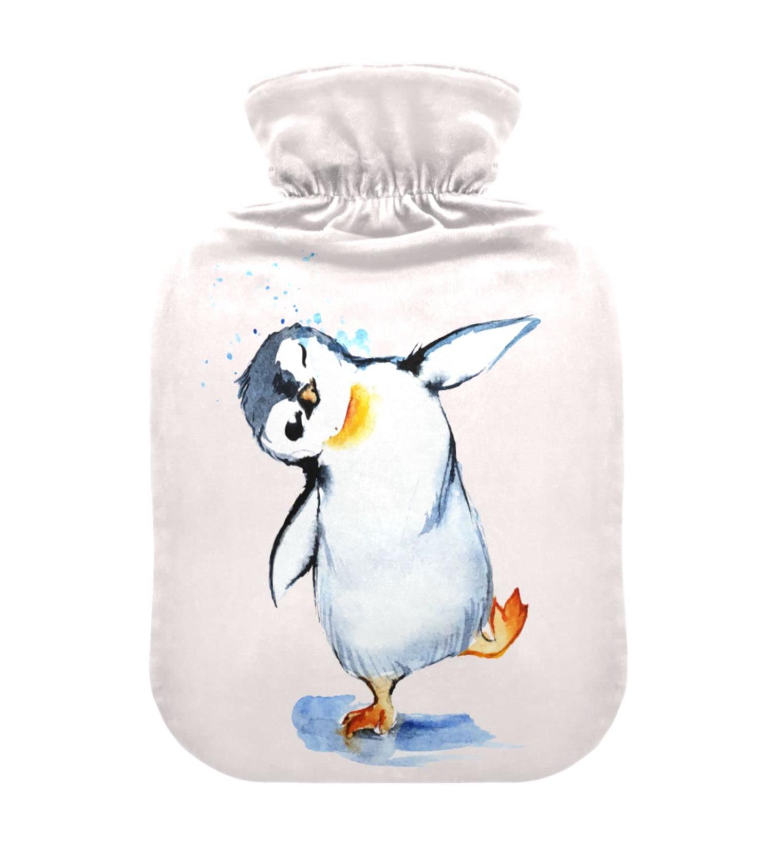 Funny Sweet Penguin Heat Bottle with Cover - 2L Warm-Up Bag for Pain Relief & Heat Therapy | Ideal for Hands Feet Shoulders & Cramps - International Shipping - Buy Online on GoSupps.com