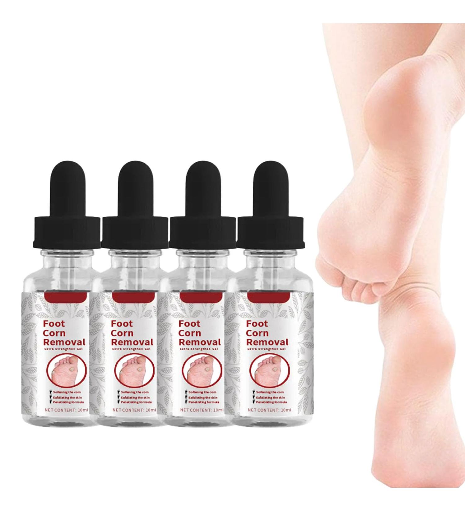 GFOUK Extra Strength Gel Corn Remover - Fast Acting Corn Removal for Feet, Toes, and Hands (4PCS) - Buy Online on GoSupps.com