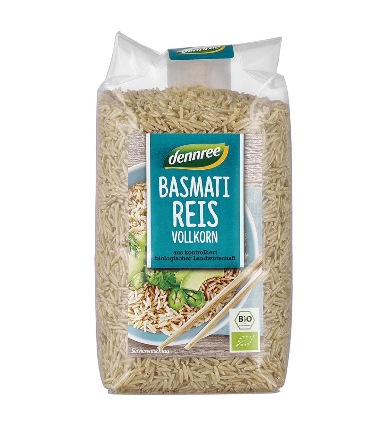 dennree Dennree Bio Basmati Full Grain Rice 500g