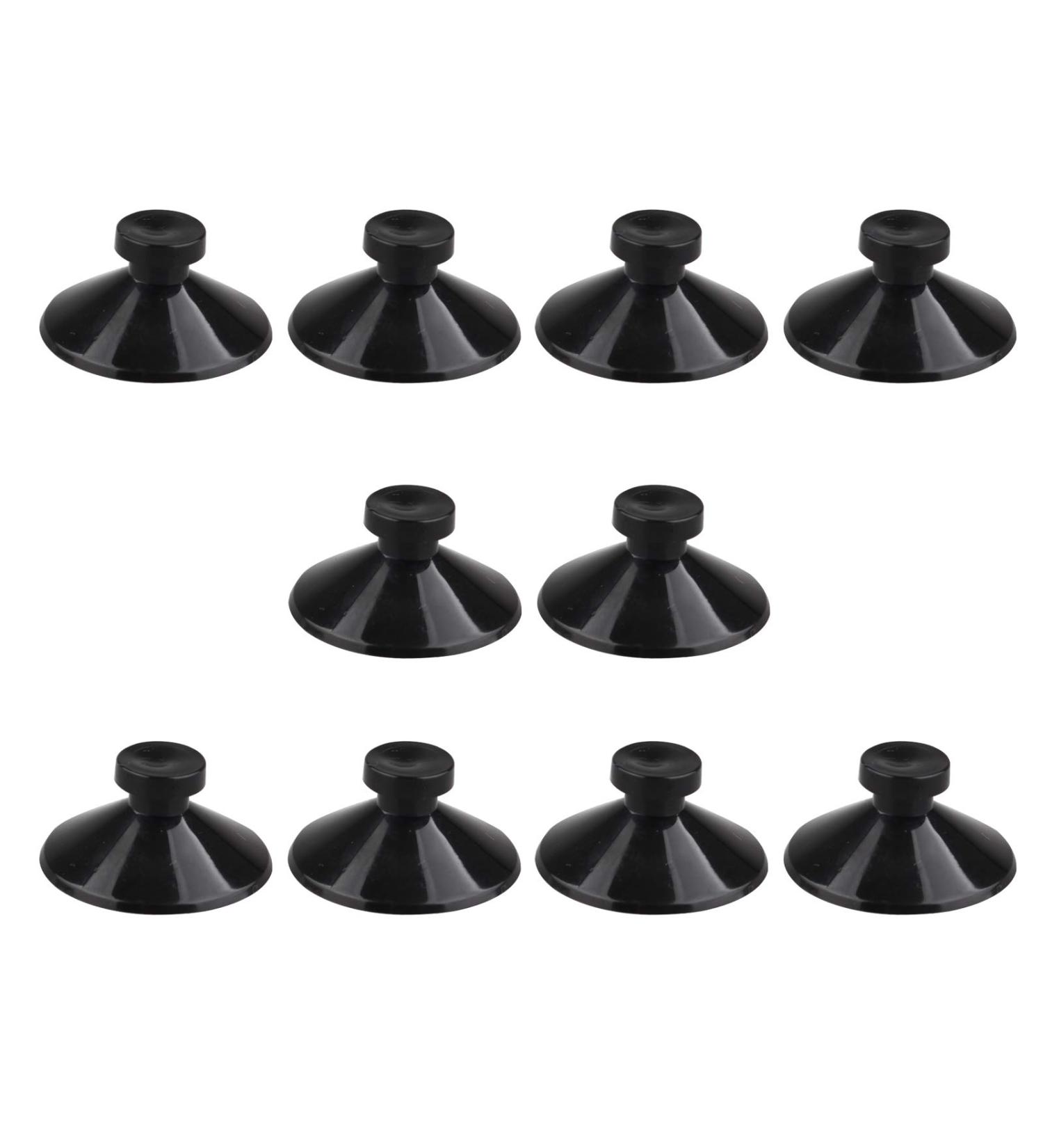 HALJIA Aquarium Suction Cup Rubber 27mm - Black 10 Pack | Premium Fish Tank Accessories for Easy Installation - Buy Online on GoSupps.com