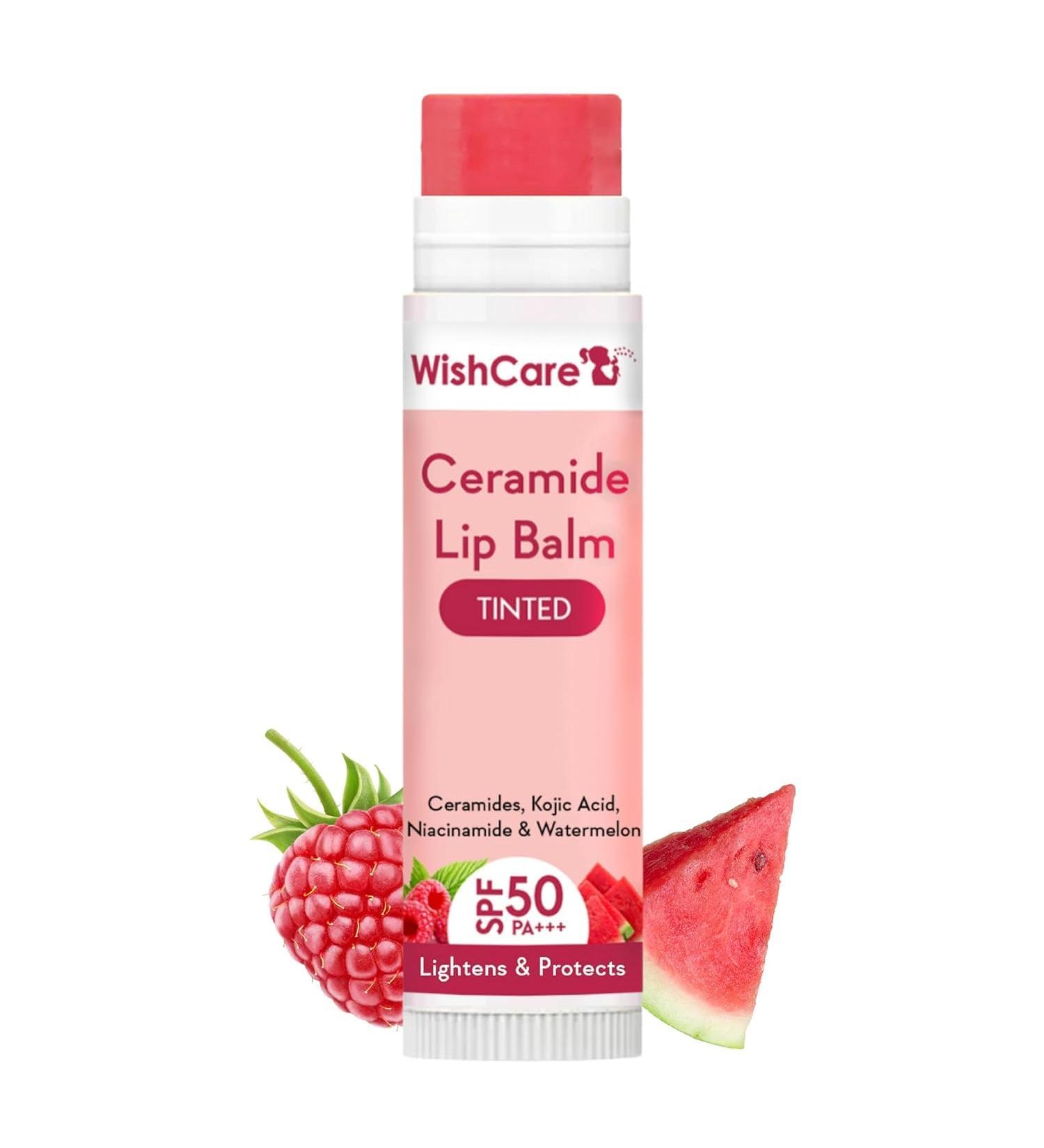 Buy wish_care Tinted Ceramide Lip Balm with Niacinamide - Lip Lightening & Protection (5g) | Best International Shipping - Buy Online on GoSupps.com