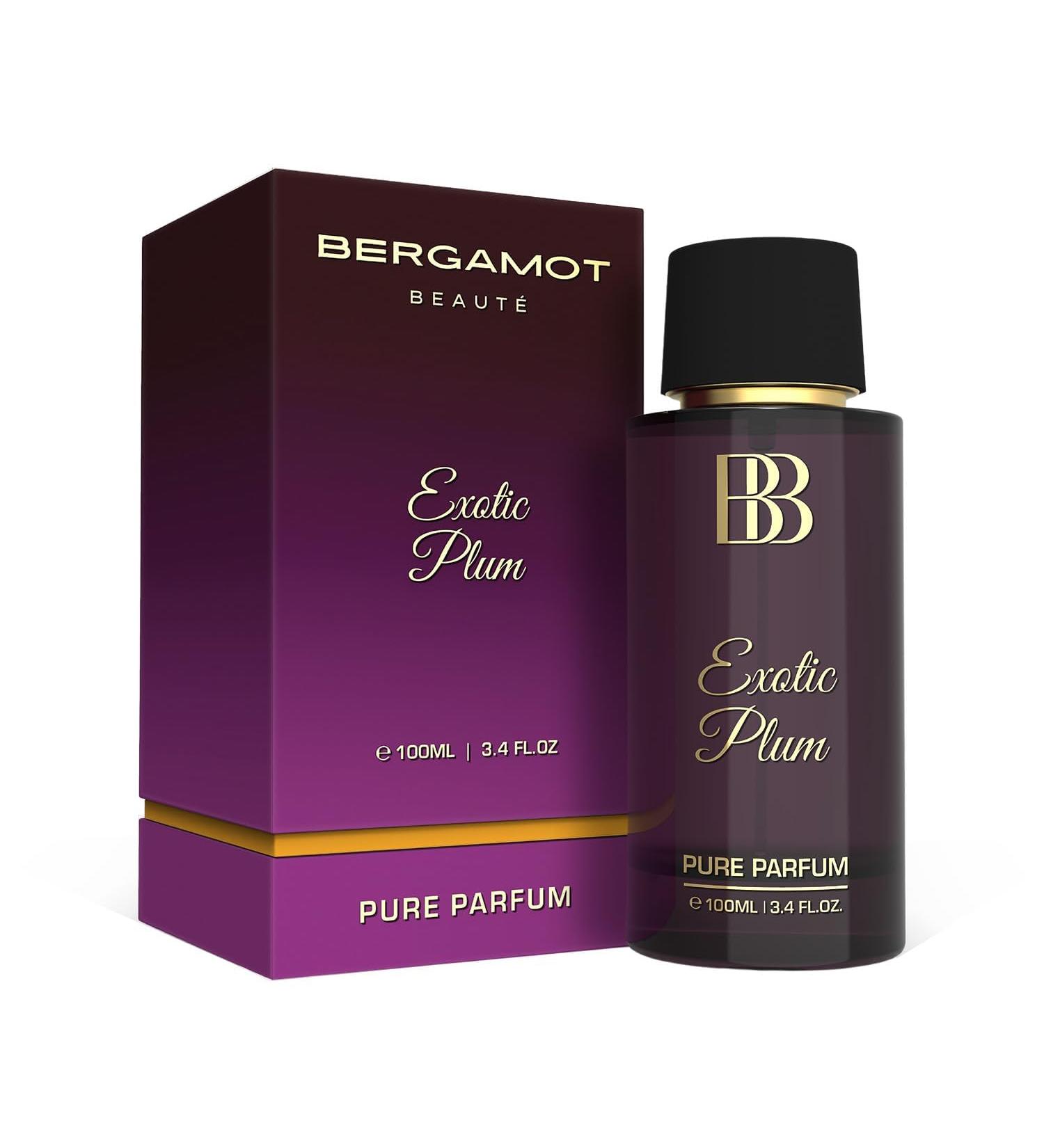 Bergamot_Beaute EXOTIC PLUM Pure Parfum | Plum Honey & Vanilla | 12+ Hrs Long Lasting Perfume for Women | Higher Concentration than EDP 100ML - Buy Online on GoSupps.com