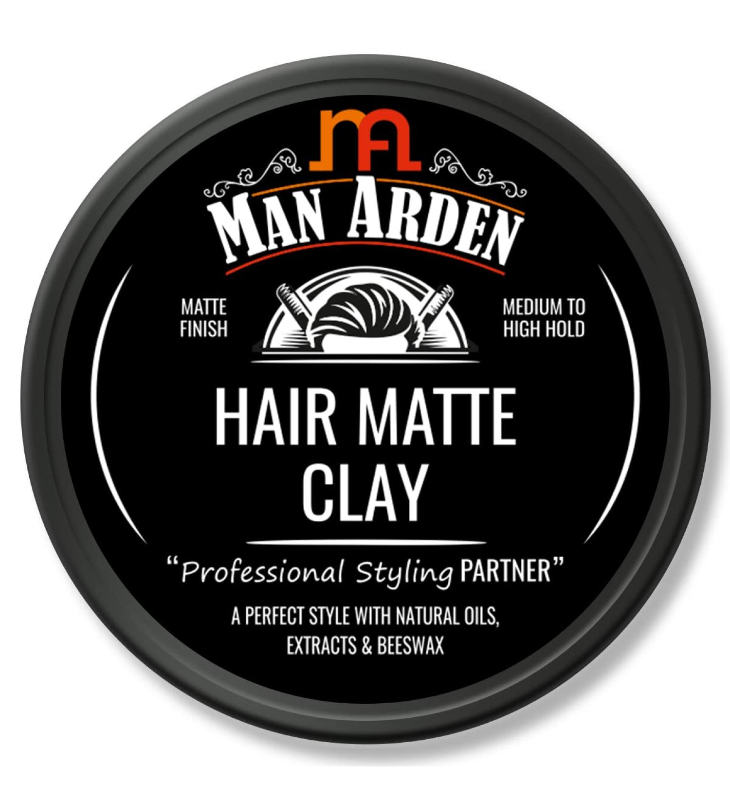 Hair Matte Clay - Professional Styling for Matte Finish | Medium to High Hold Adds Thickness & Texture | Non Greasy Re-Stylable 50gm - Buy Online on GoSupps.com