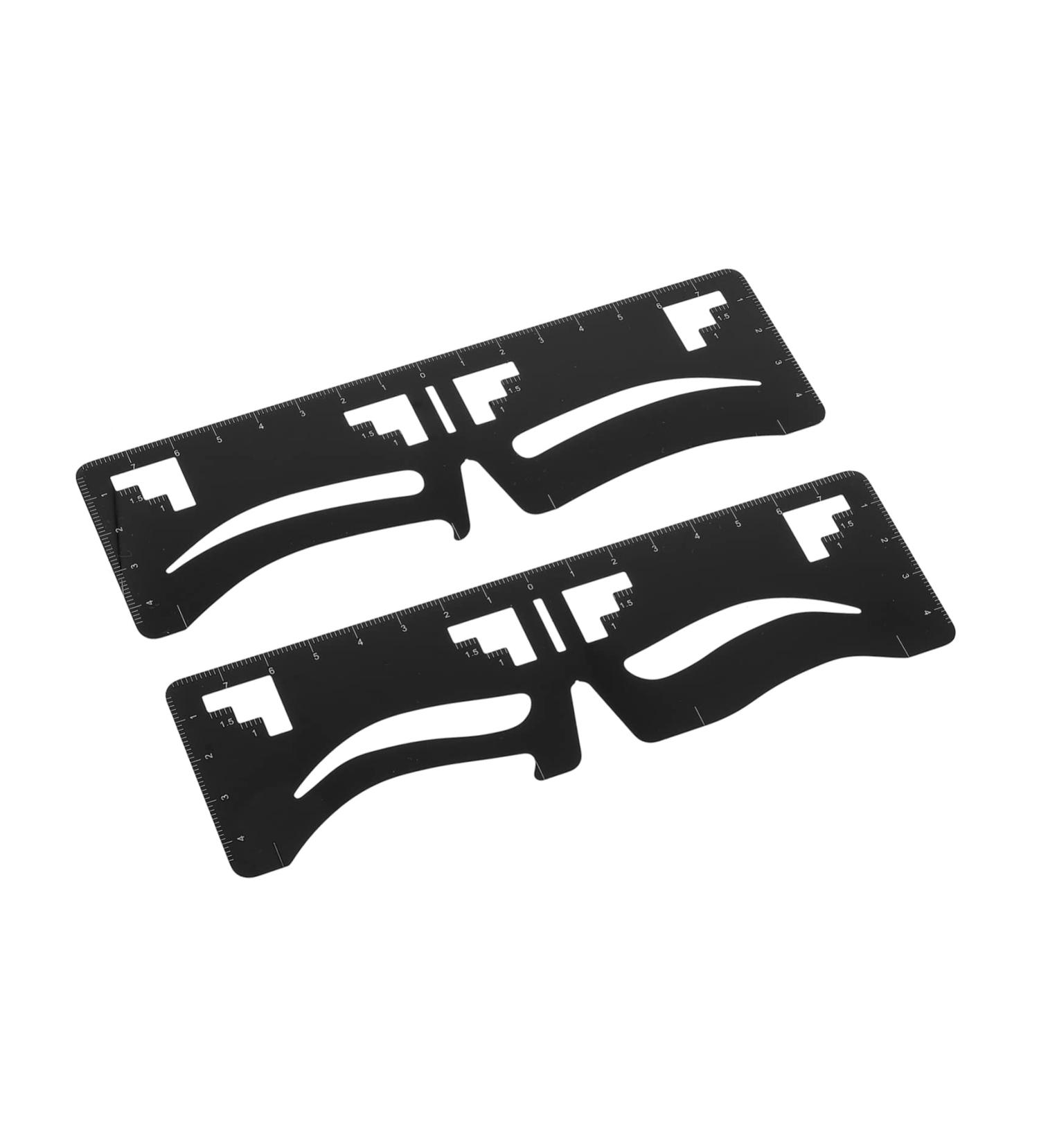 DOITOOL 6 Pcs Eyebrow Ruler Eyebrow Shape Designer Stencils Makeup Assist Device Eyebrow Trimming Template - Buy Online on GoSupps.com