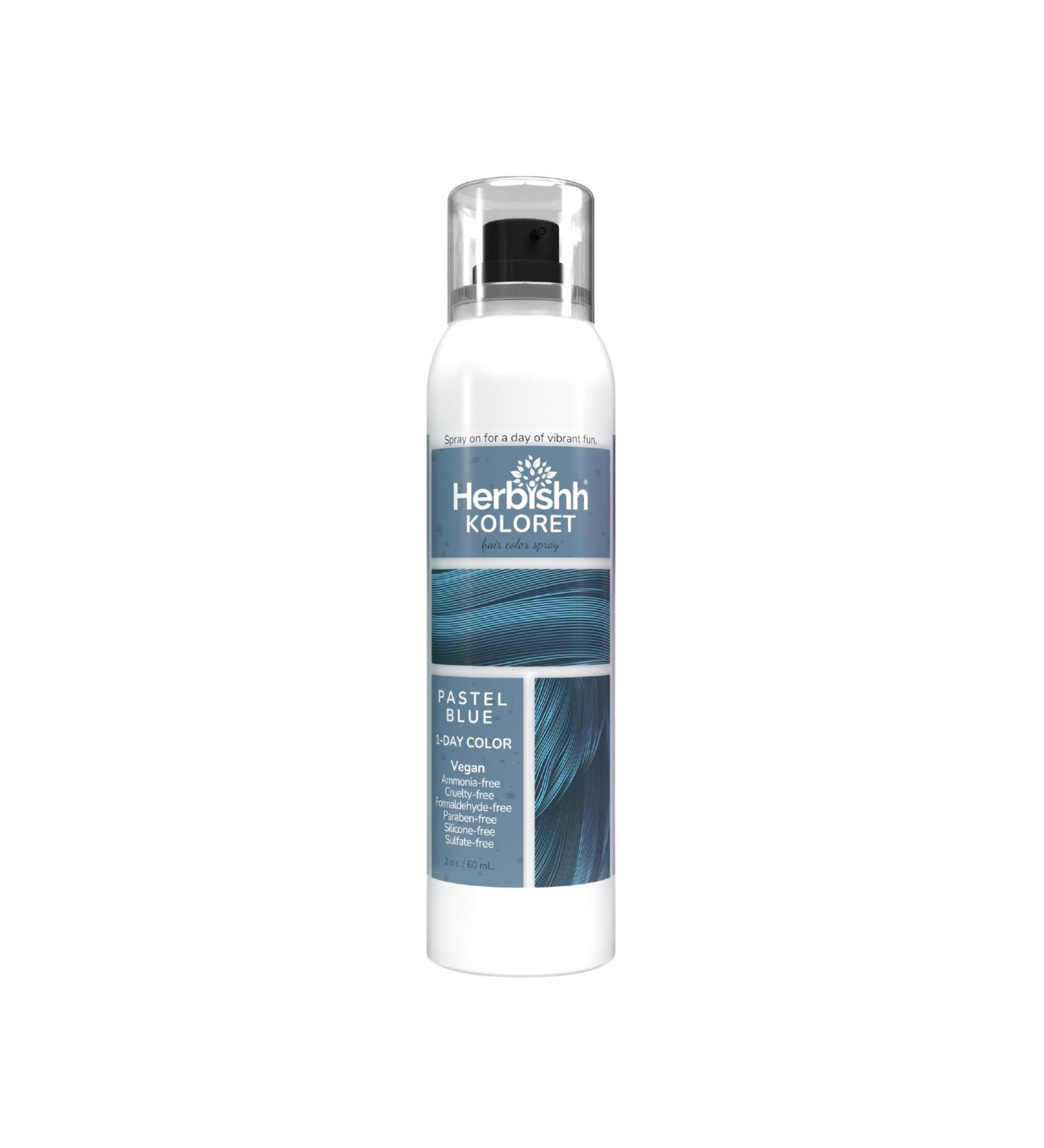 Herbishh Hair Color Spray Temporary - Pastel blue