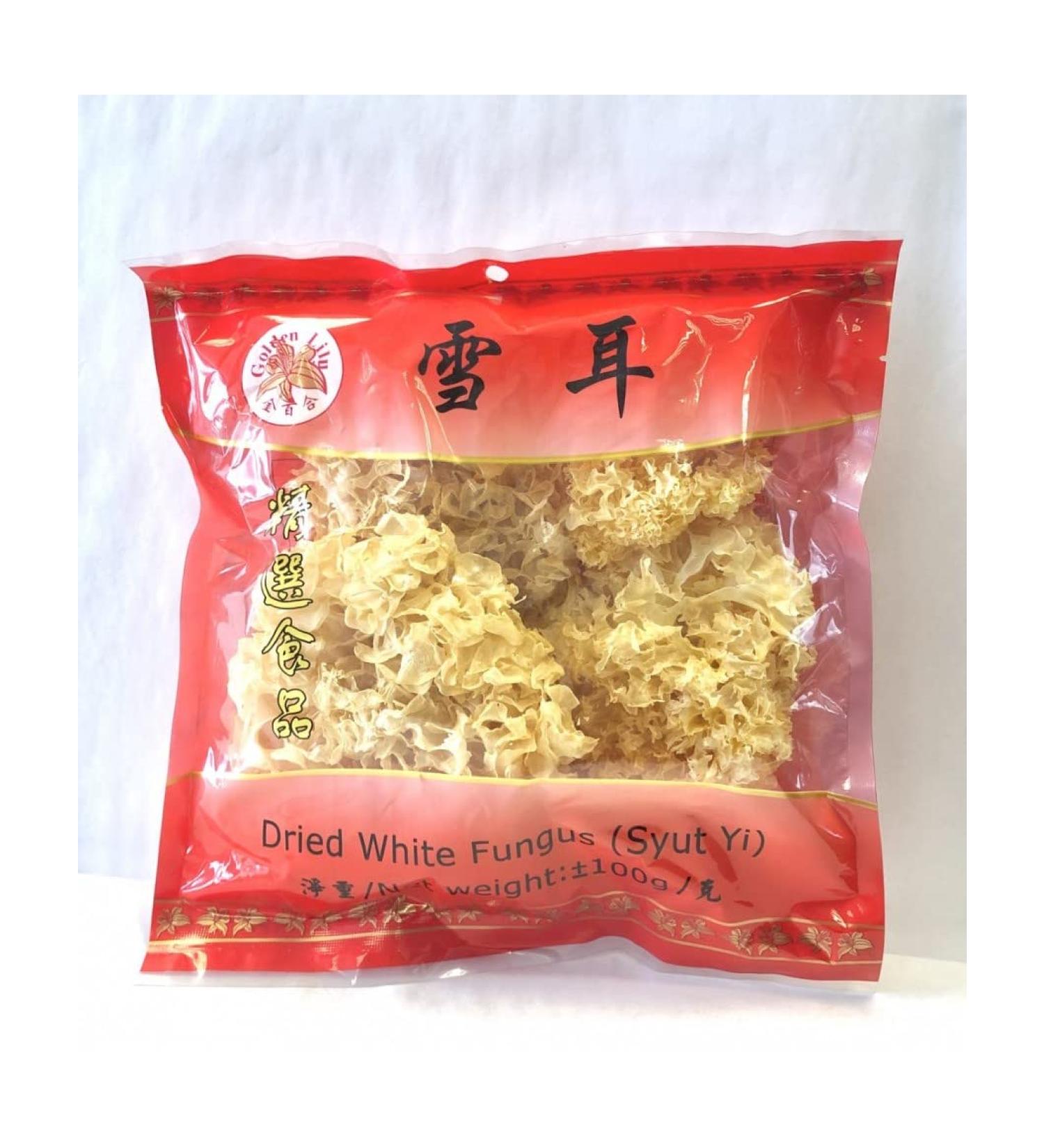 Golden Lily White Fungus 100g Healthy Natural Food Antioxidant