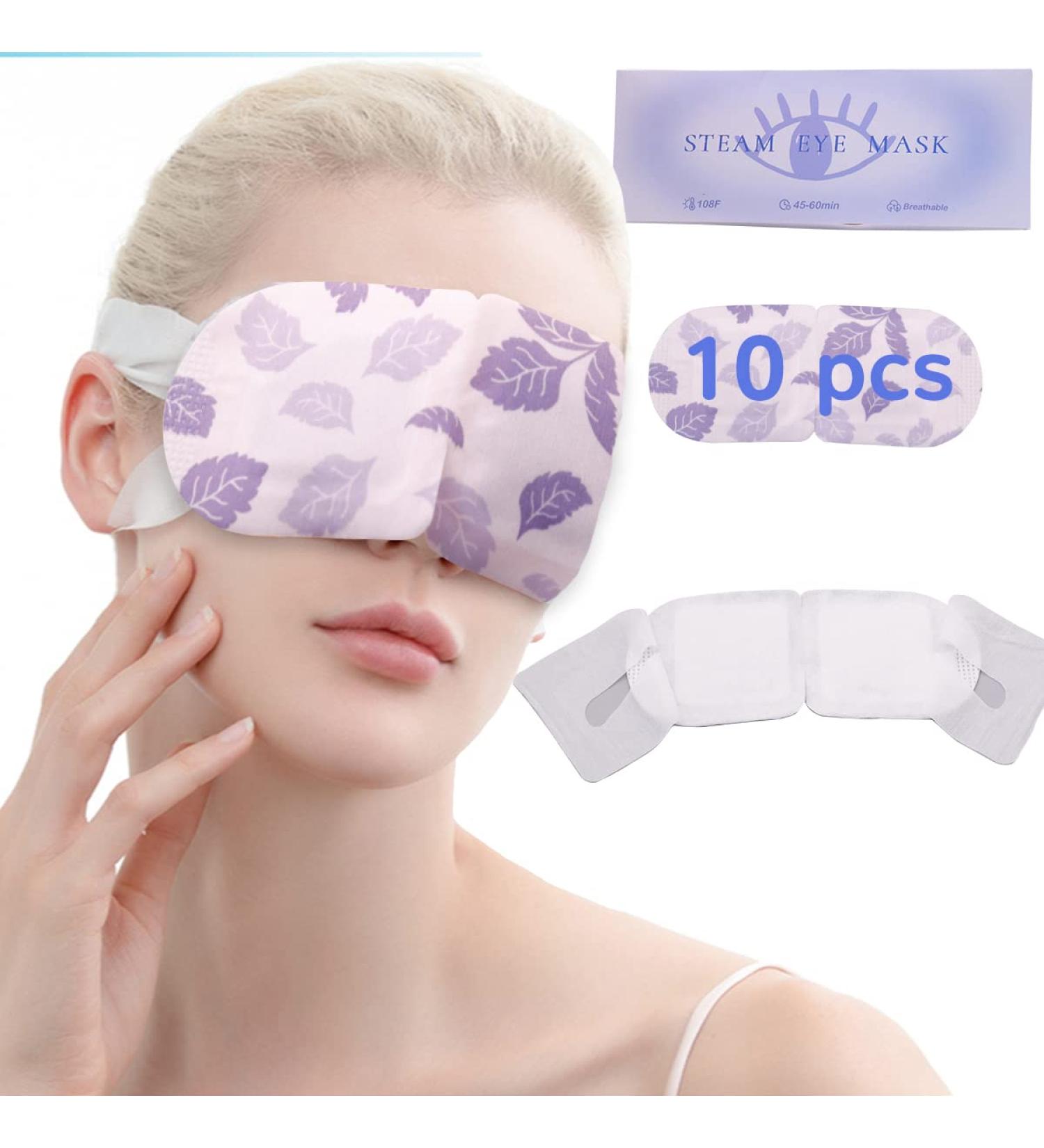 Heated Steam Eye Mask for Headache Relief and Relaxation - 10 Pack - Buy Online on GoSupps.com