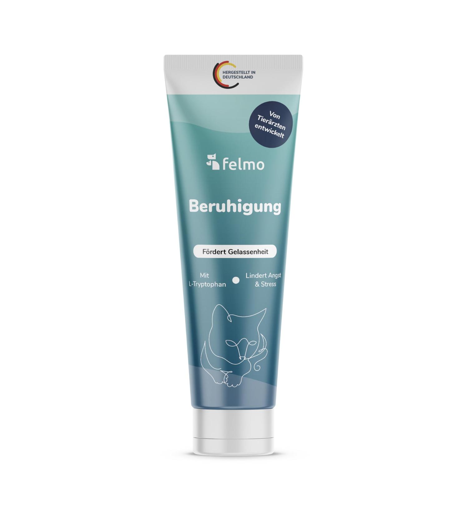 Felmo Calming Paste for Cats (100g) Stress Relief & Serenity Lactose-Free & Sugar-Free - Buy Online on GoSupps.com