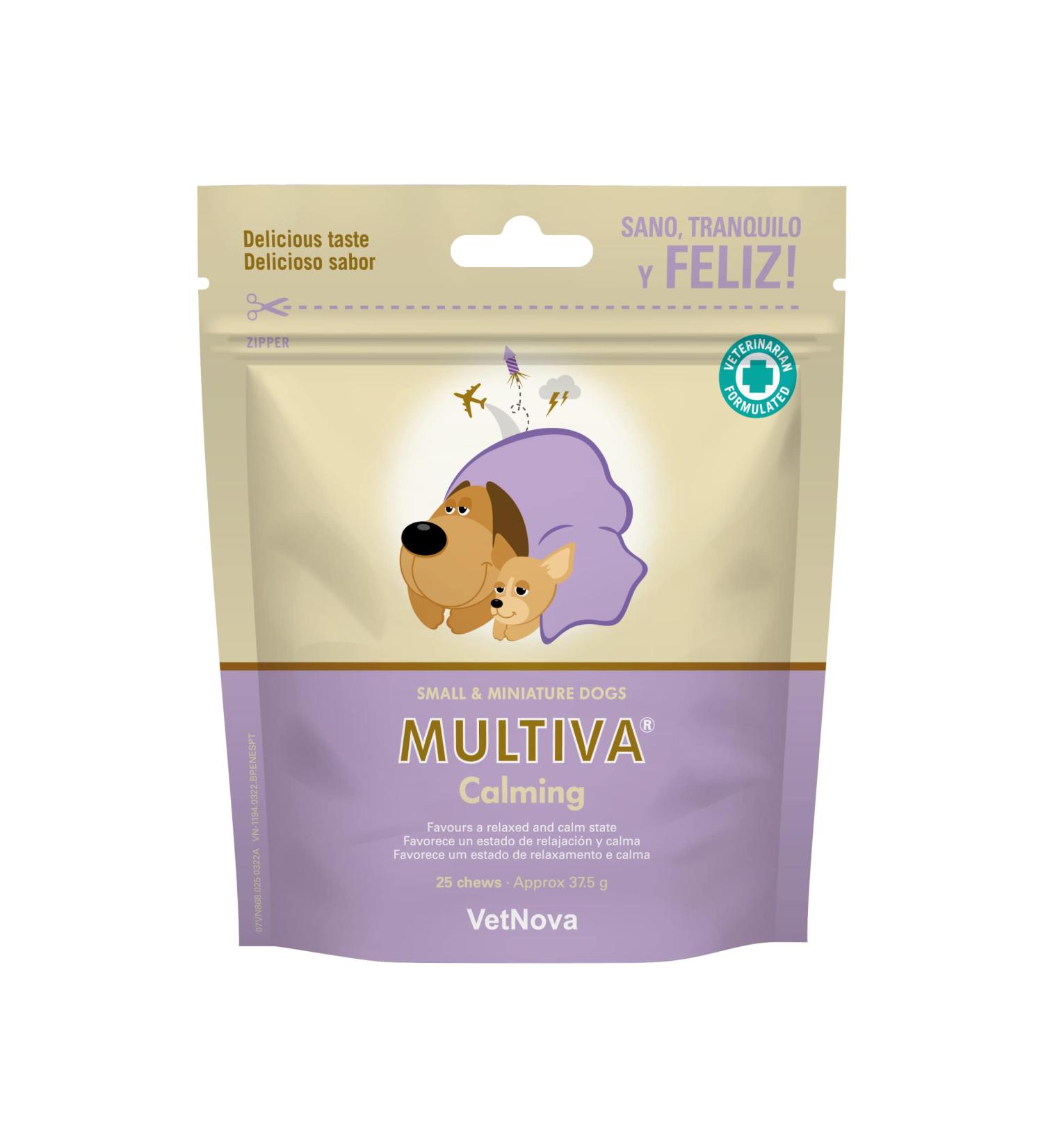 VETNOVA MULTIVA® Calming Small & Miniture Dogs 25 Chews