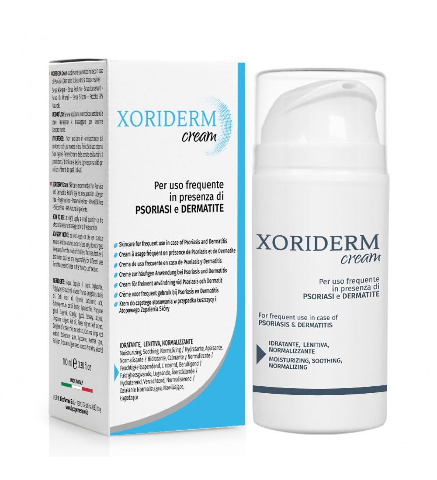 Xoriderm Cream Cosmetic Adjuvant in Cream Useful for Itching and Redened and Irritated Skin - Buy Online on GoSupps.com