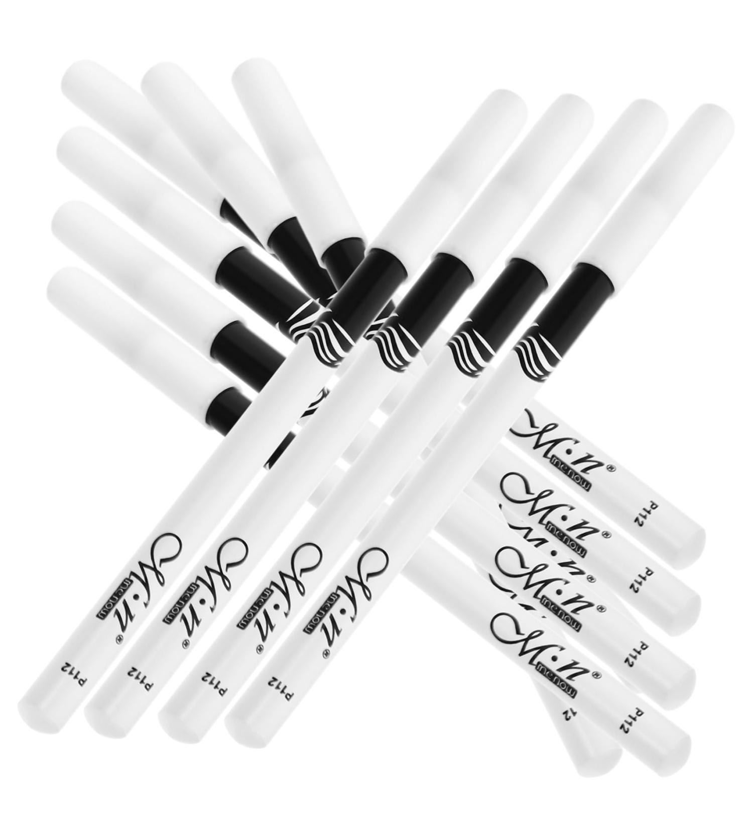 VINTORKY 20 Pcs Lying Silkworm Eyeliner Glitter Eyeliner Waterproof Eye Liner Pencil Gel Wooden Pole White - Buy Online on GoSupps.com