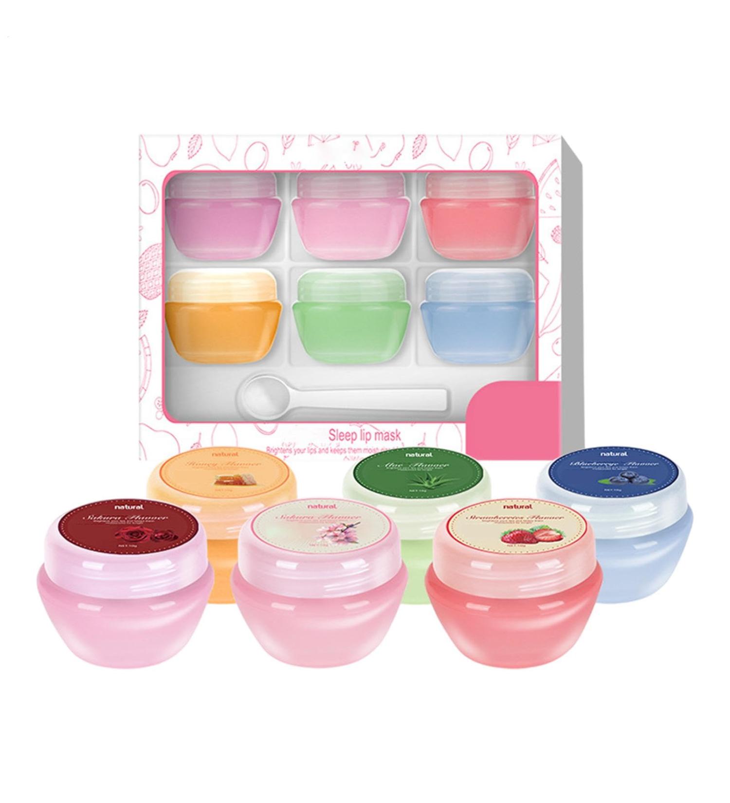 Riaisttd 6 Pieces Volumizing Lip Balm Set Mild Lip Repair Balm for Sleep Travel Work School Parties and Dating Nourishing and Plumping Lip Care for Soft Lips Volumizing - Buy Online on GoSupps.com