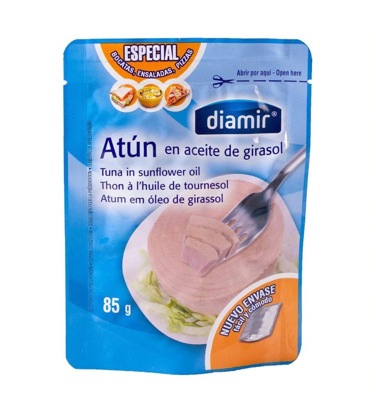 Nudisco SL Diamir Tuna in sunflower oil sachet 85g