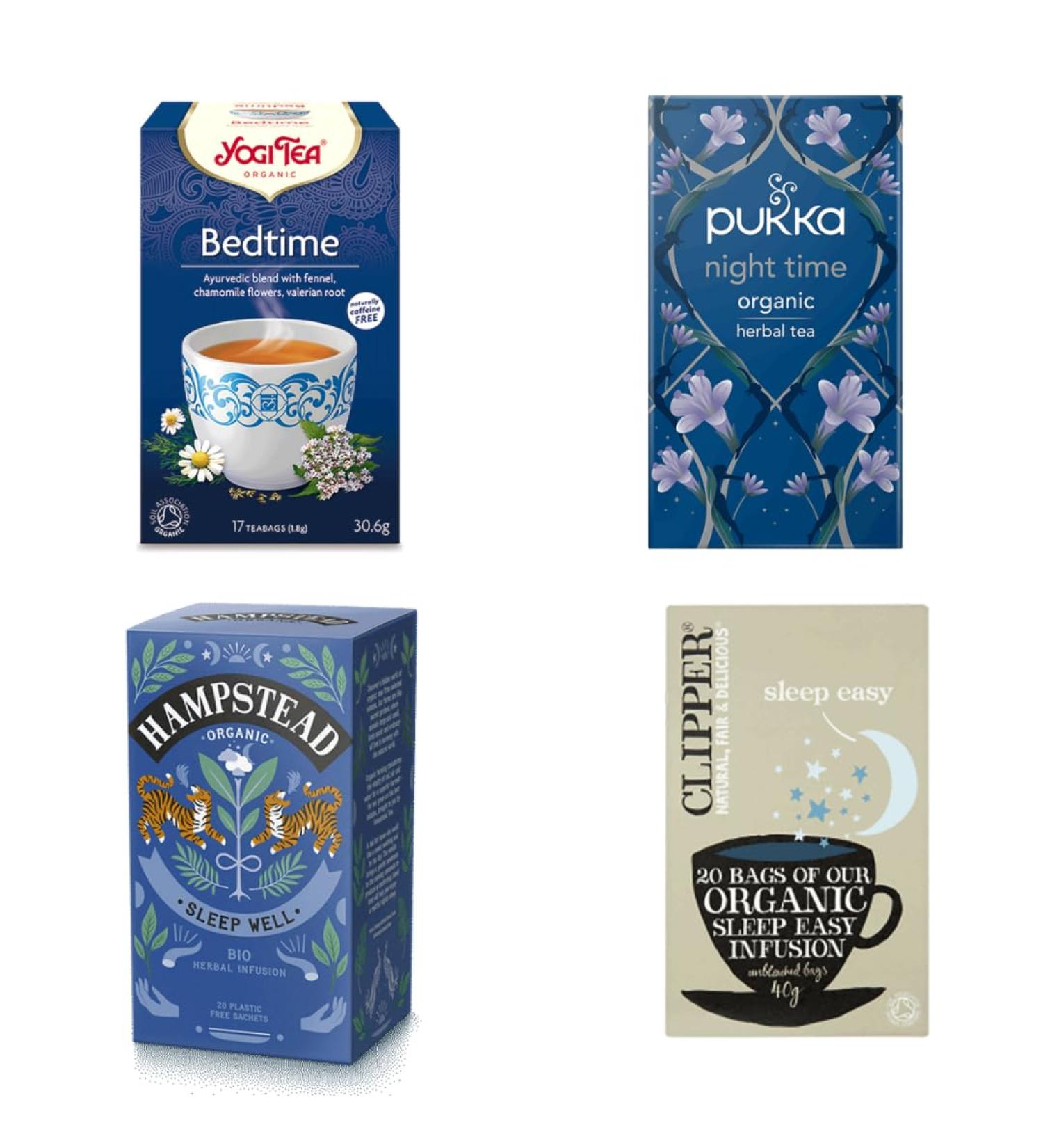 Organic Sleepy Tea Selection | Perfect Bedtime Tea | 4 Packs Of Natural Sleep Tea - Buy Online on GoSupps.com