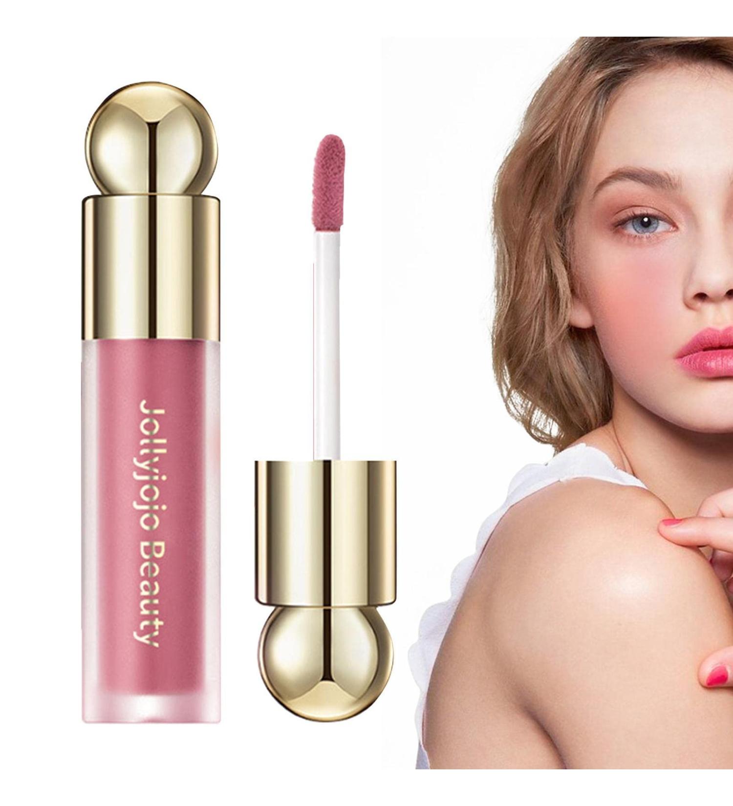 WOBBLO Liquid Cheek Blush - Long Lasting Blush - Moisturizing Natural and Long Lasting Matte Dye for Mature Skin - Makeup for Cheeks and Lips 02# - Buy Online on GoSupps.com