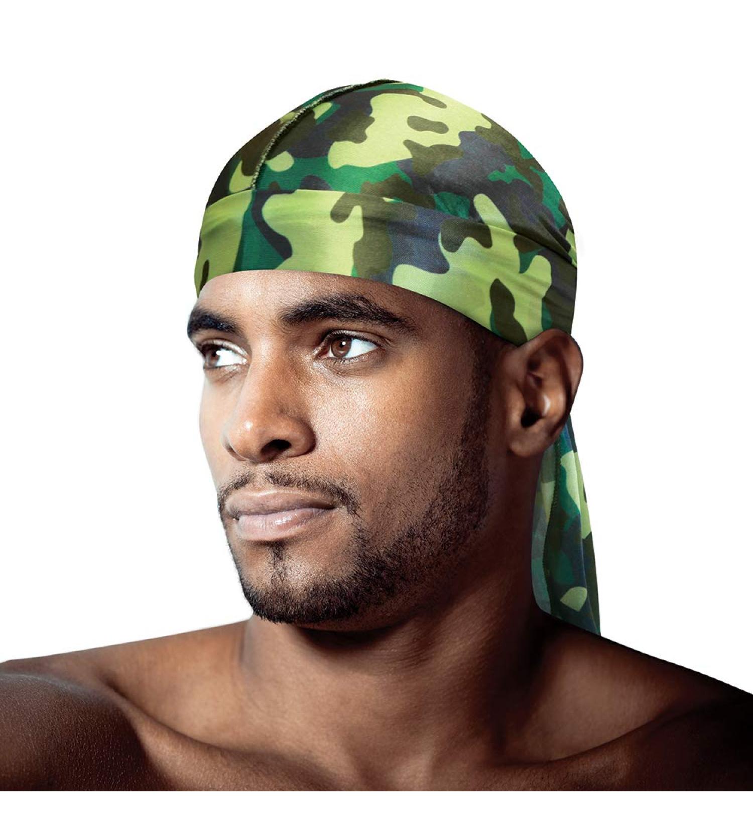 Tyche Silky Durag Royal Silky Collection - Ultra Stretch Army Camo - Buy Online on GoSupps.com