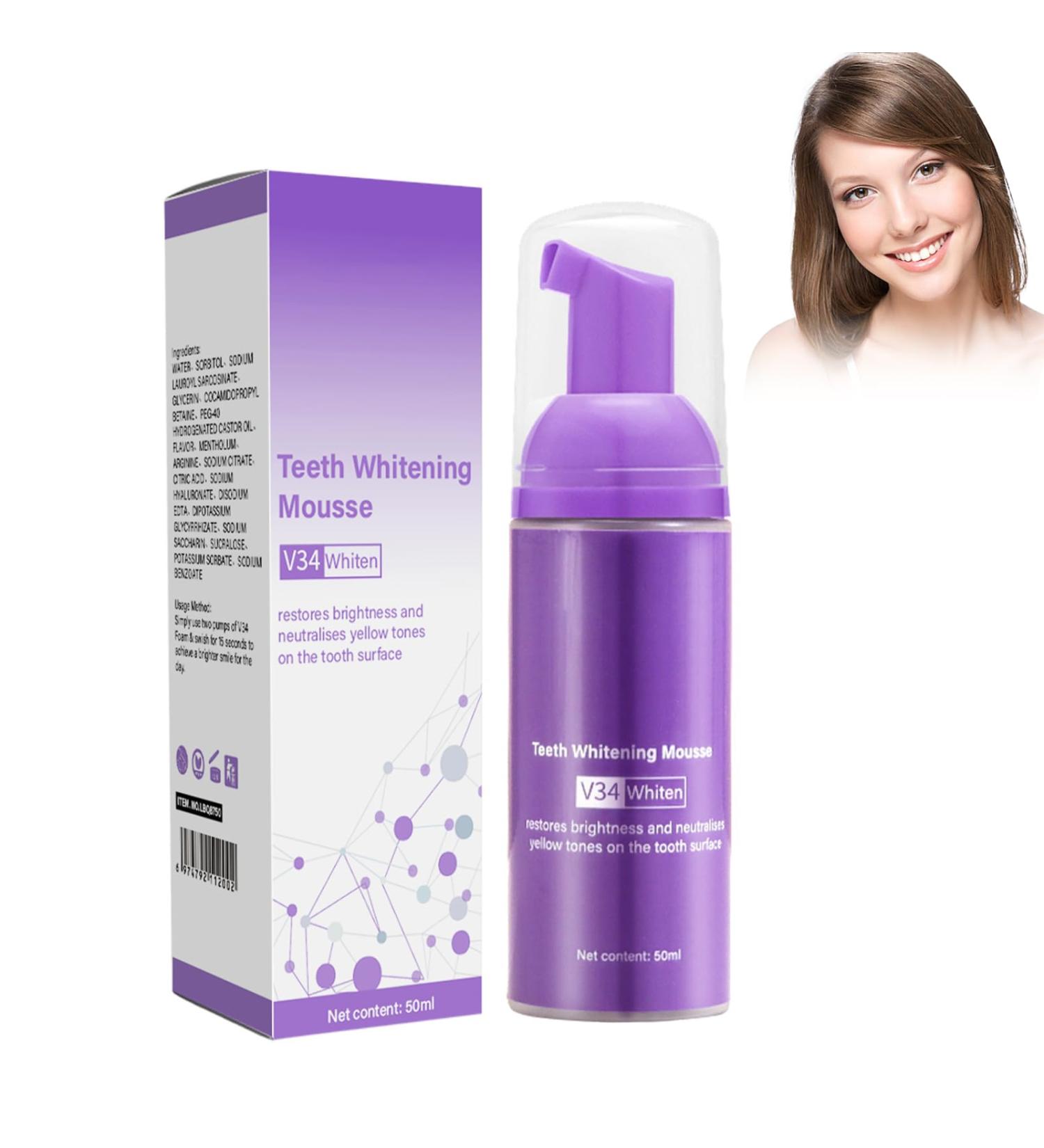 03 50ml toothpaste white toothpaste for teeth whitening purple toothpaste for teeth whitening - Buy Online on GoSupps.com