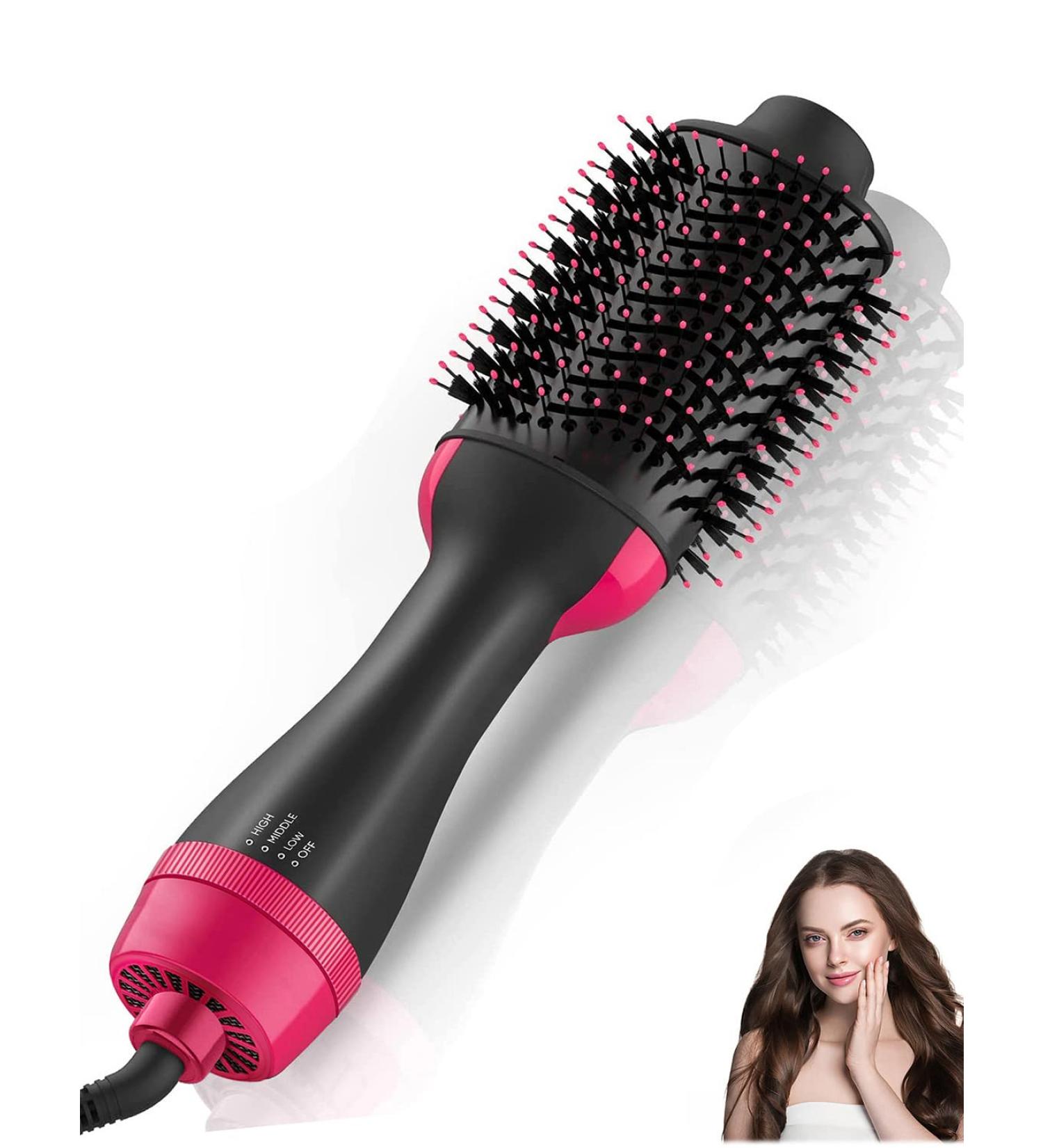 Shop the Best Hair Dryer Brush | Volumizing Hot Air Brush for Straightening & Curling - International Shipping Available - Buy Online on GoSupps.com