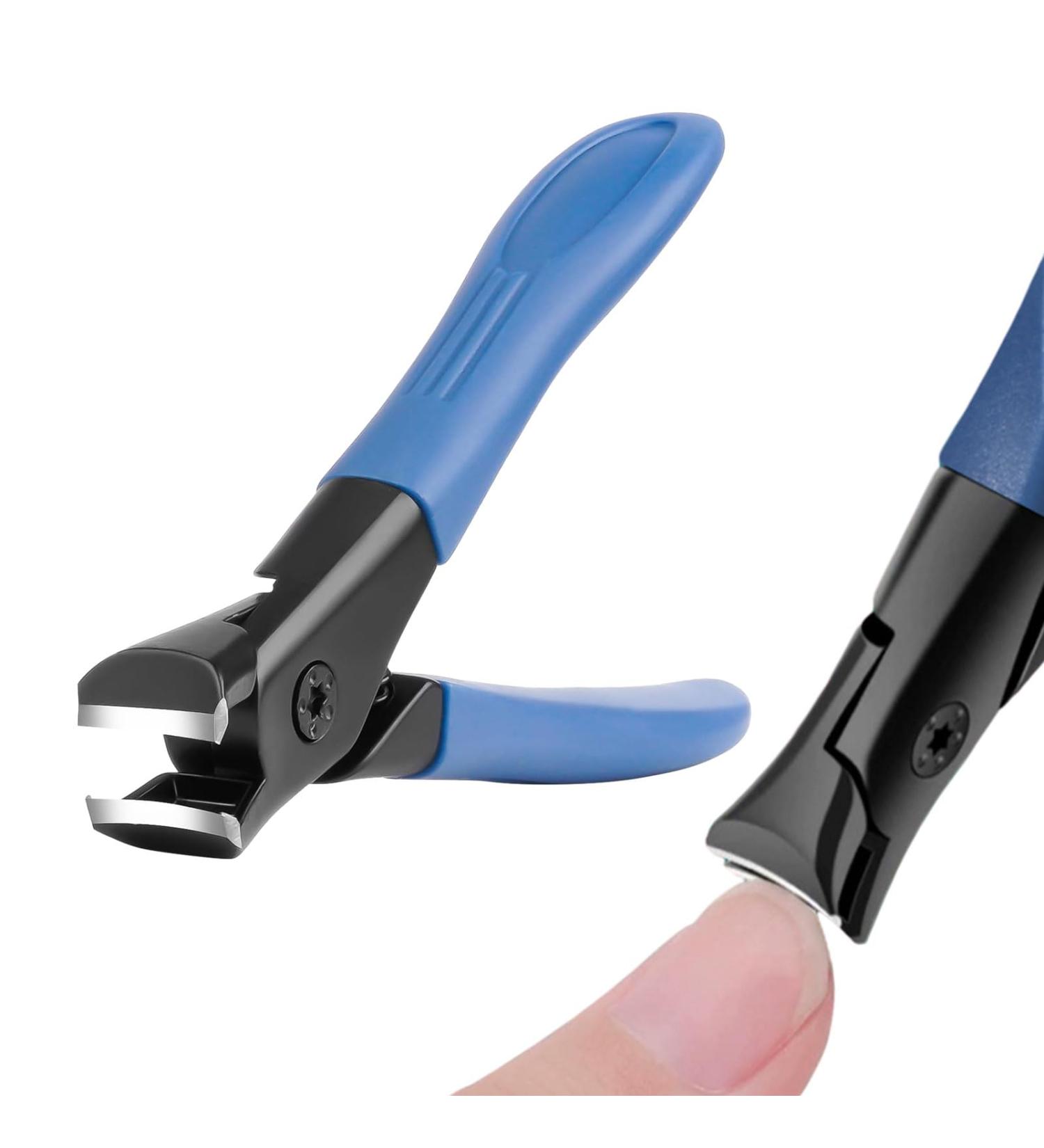 Best Nail Clipper for Thick Nails - Angled Toenail Clippers for Seniors | Wide Jaw & Long Handle - Buy Online on GoSupps.com