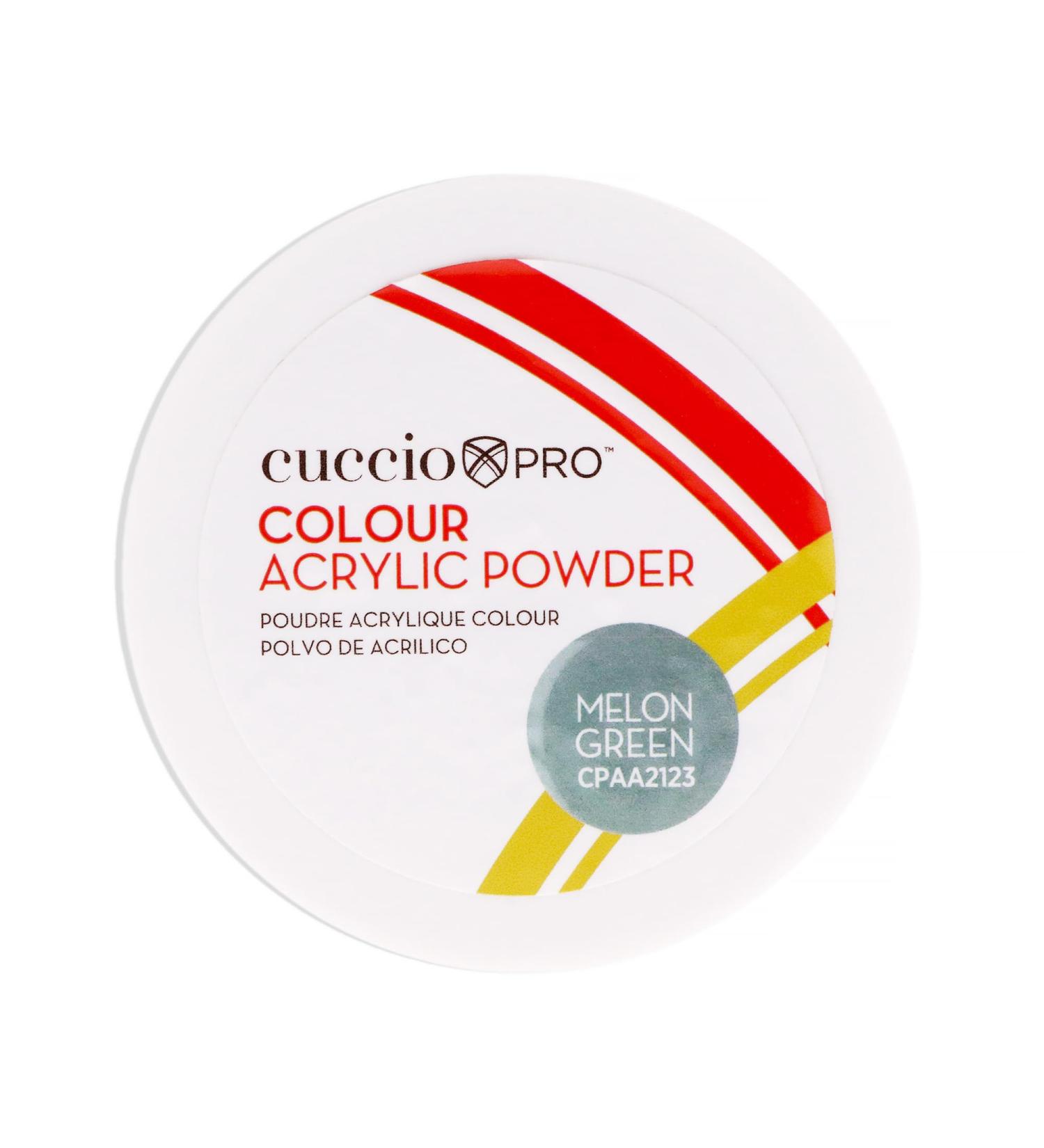 Colour Acrylic Powder - Melon Green by Cuccio Pro for Women - 1.6 oz Acrylic Powder