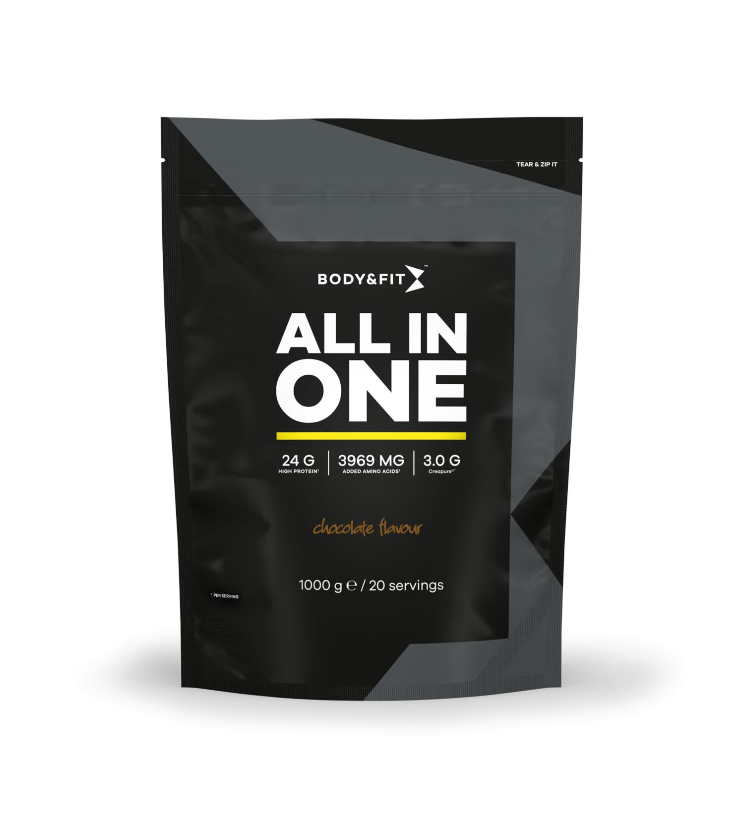 AMINOLABS Body & Fit All In One Chocolate 1 kg 20 doseringen