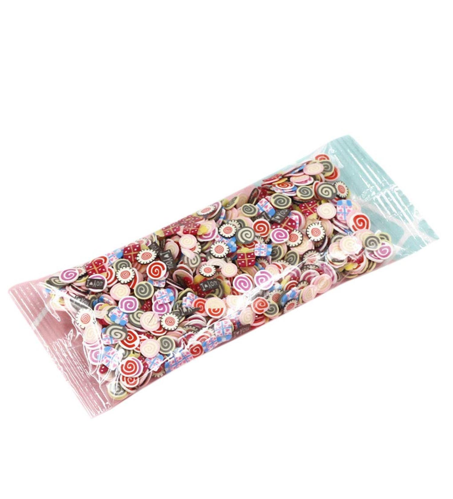 Rongweiwang 1000 Pcs 3D Polymer Clay Nail Slices - Cartoon Flower & Fruit Nail Art Stickers for Spring Manicure - Buy Online on GoSupps.com
