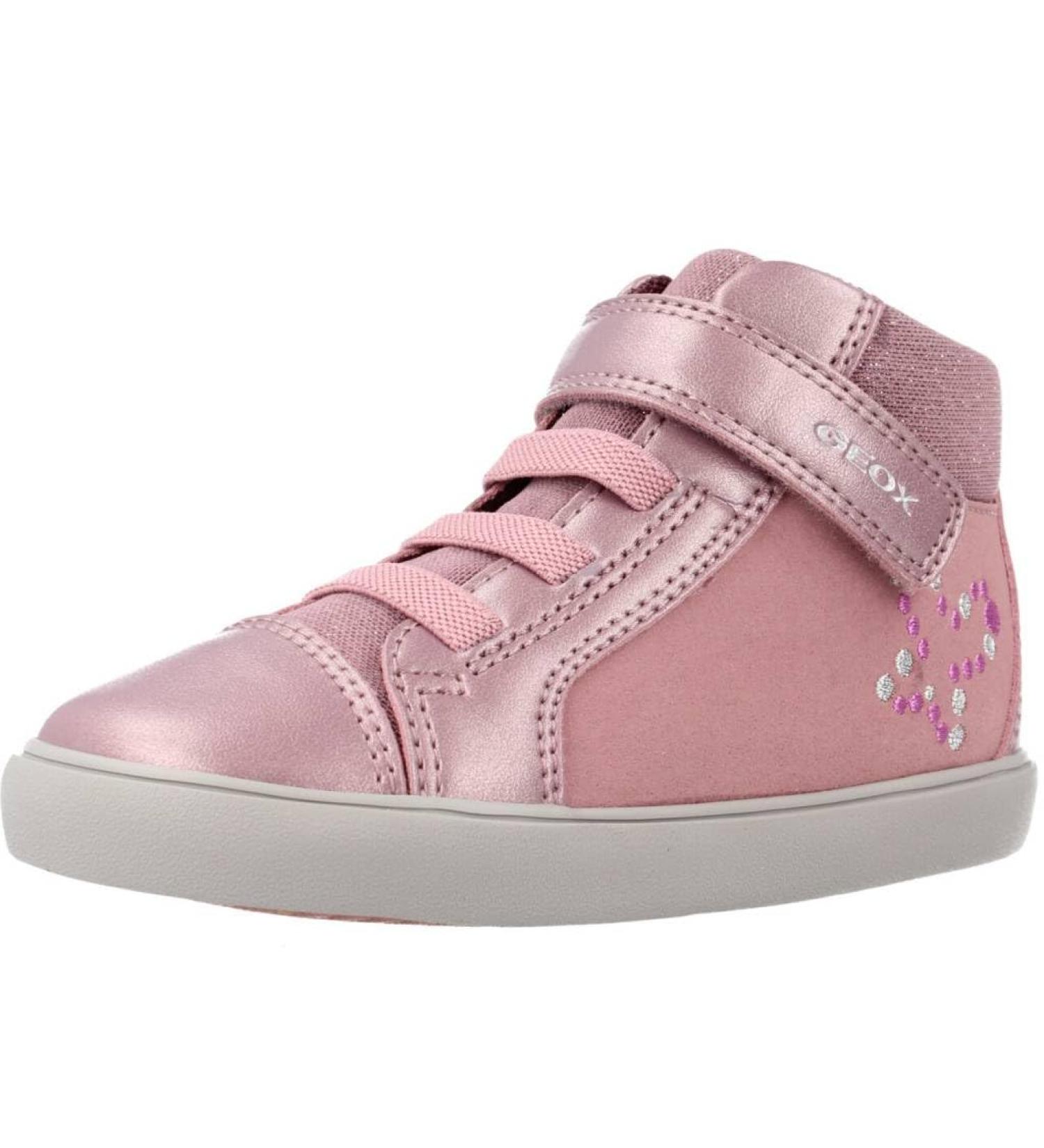 Geox Baby Girl's B Gisli B Sneaker - 3.5 UK Child - Dark Pink - Buy Online on GoSupps.com