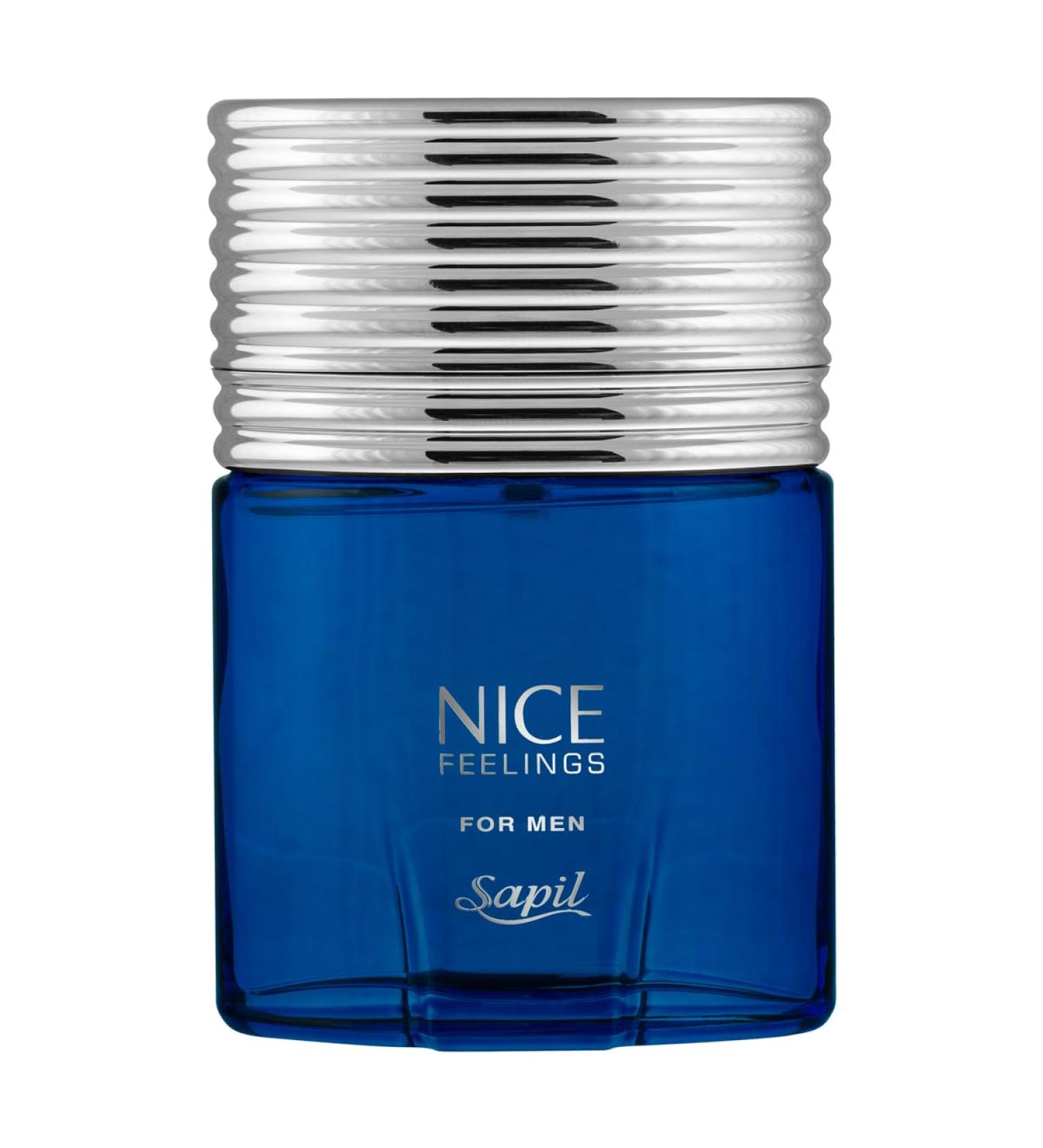Sapil Nice Feelings Blue Perfume for Men - Long-lasting Dubai Perfume Aromatic Aquatic EDT Spray 2.5 Oz (75 ml) - Arabic Cologne for Daily Use - Buy Online on GoSupps.com