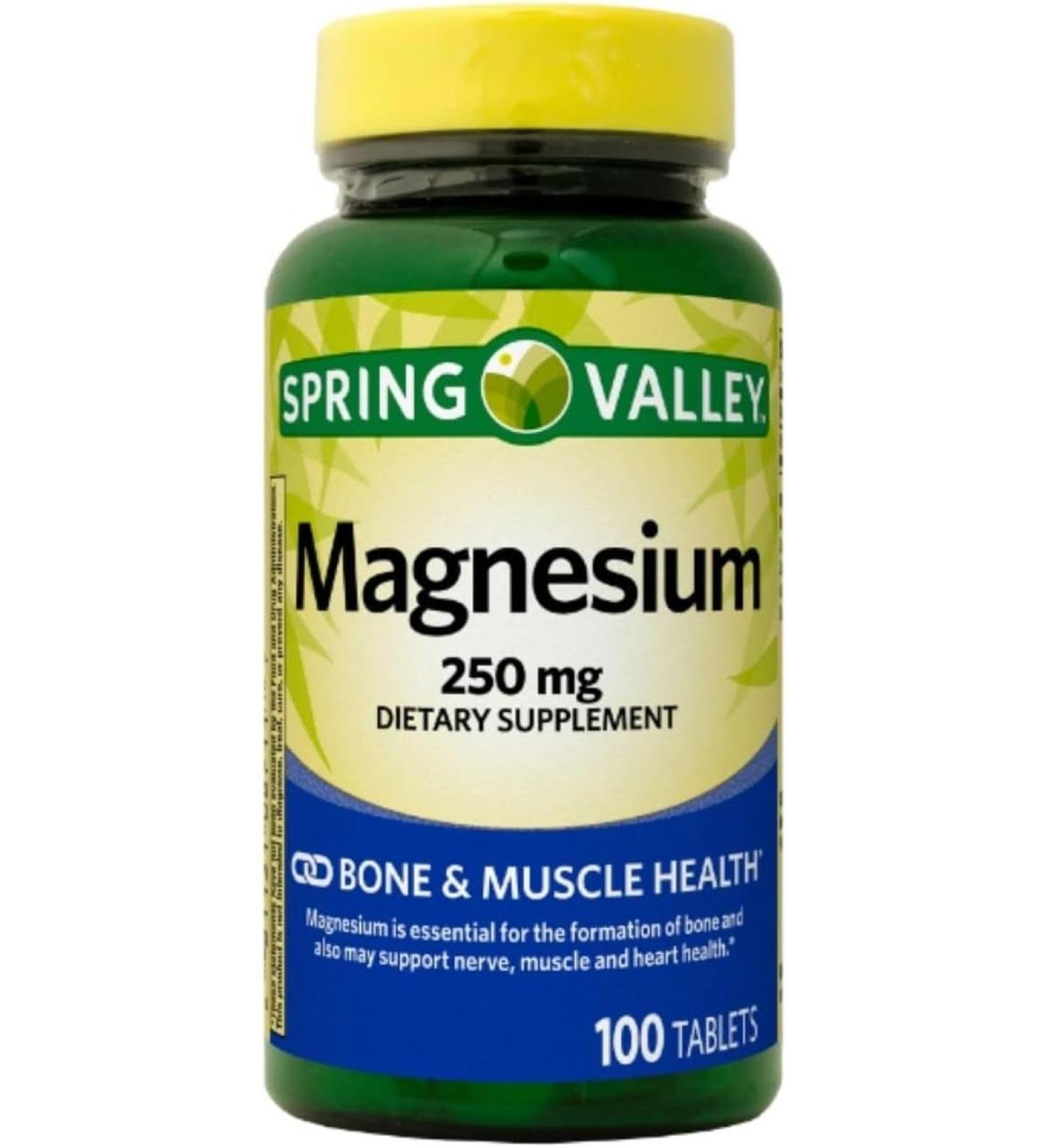 Magnesium 250 mg 100 Tablets + VSL Sticker. - Buy Online on GoSupps.com