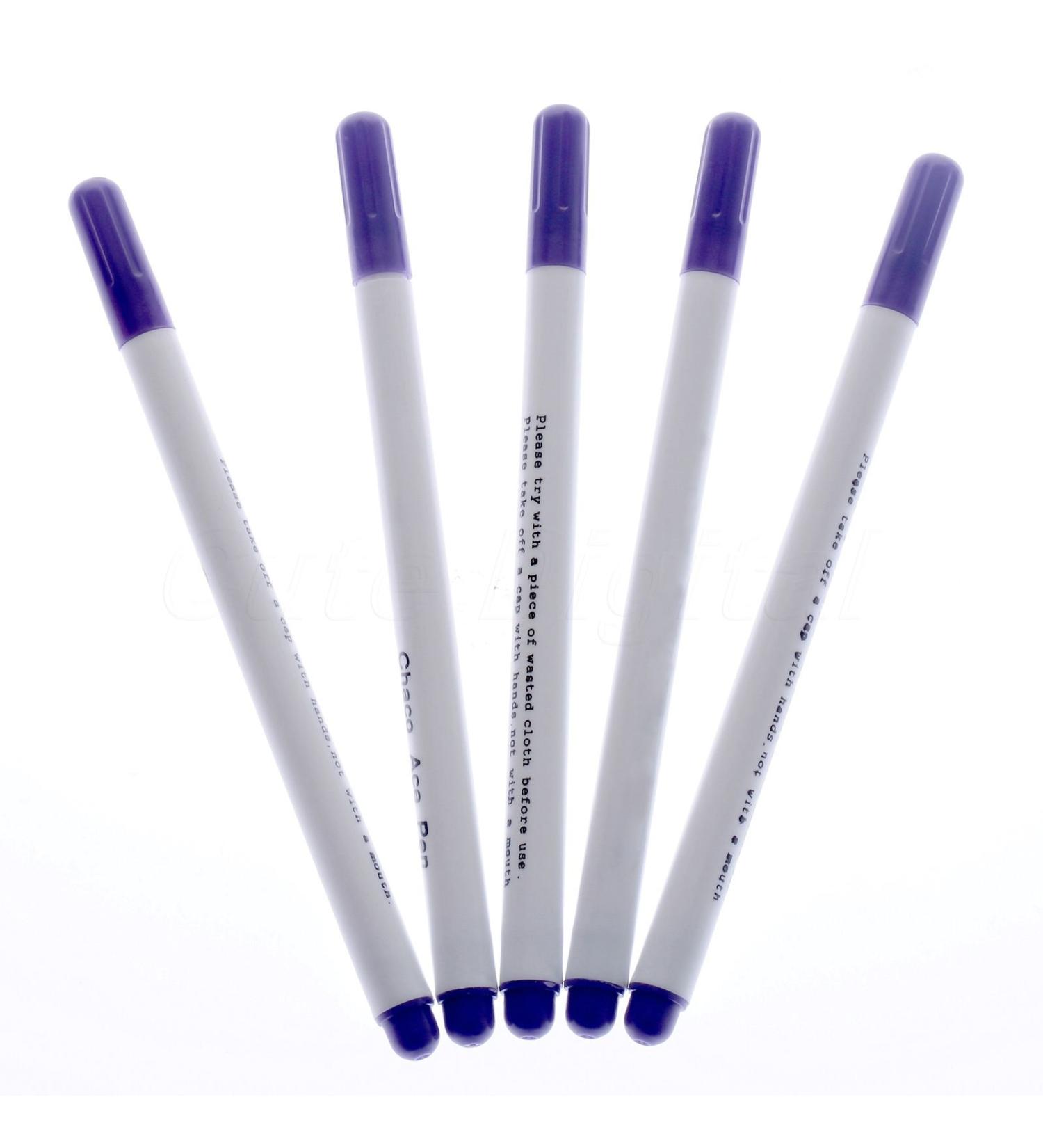 12 PACK Purple Disappearing Ink Fabric Marking Pen - Water Erasable, Auto-Vanishing, Temporary Marker for Cloth - Buy Online on GoSupps.com