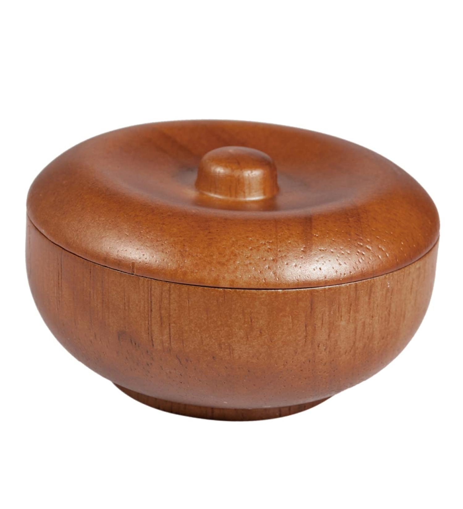 Magiclulu 2 STK Razor Shells for Men - Wooden Shaving Bowl Set with Lid | Salon Fashion Coal Shaving Accessories - Buy Online on GoSupps.com