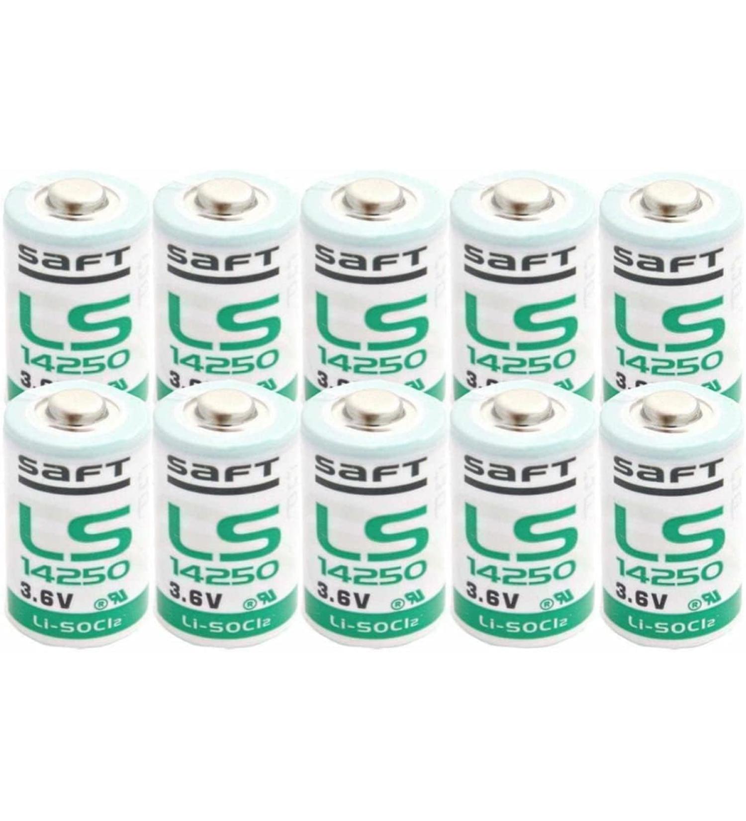 10 X LS14250 1/2 AA 3.6V Battery - High Capacity 1200mAh for Dogwatch R9 Leash | International Shipping Available - Buy Online on GoSupps.com