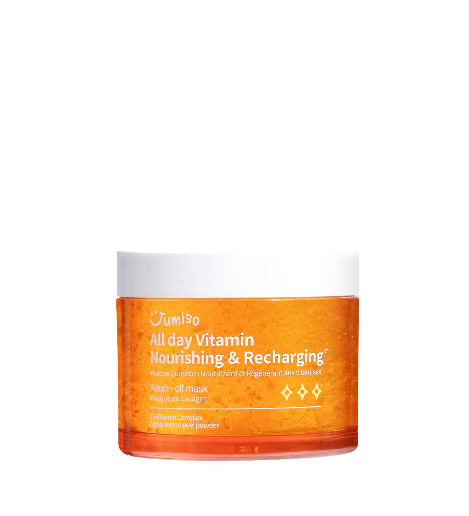 JUMISO All Day Vitamin Nourishing Mask 100ml - Korean Vegan Facial Washoff Mask for Skin Brightening & Vitamin Care - Buy Online on GoSupps.com